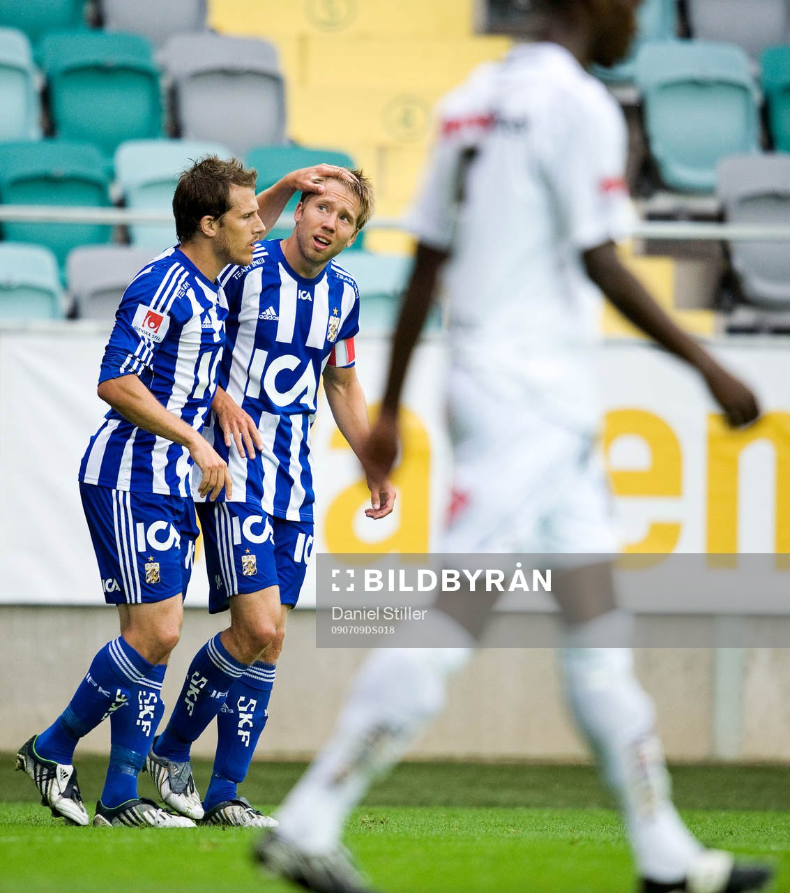 Tobias Hysén, Adam Johansson, IFK Göteborg, jubel