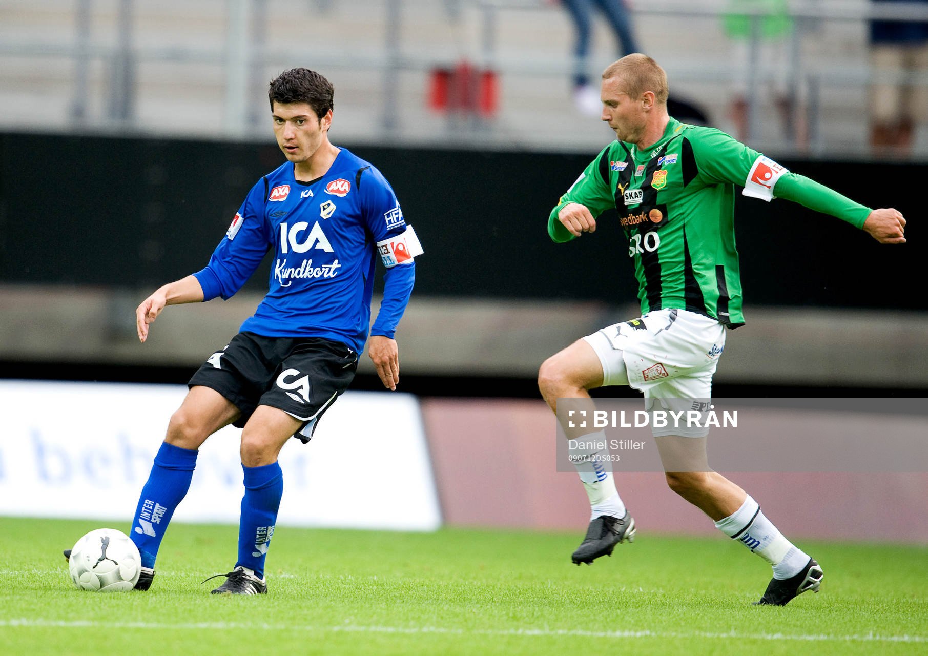 Anel Raskaj, Halmstad. Richard Spong, GAIS. Tipselit