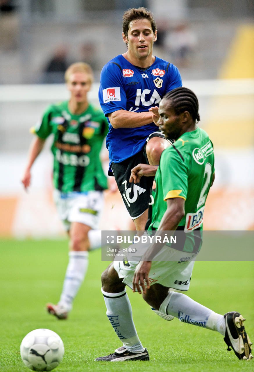 Michael Görlitz, Halmstad. Richard Ntomba Ekunde, GAIS