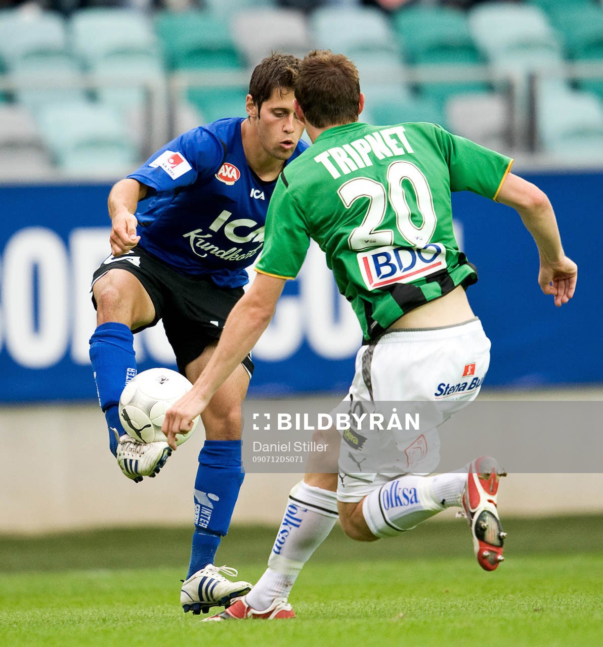 Michael Görlitz, Halmstad. Kenneth Gustafsson, GAIS