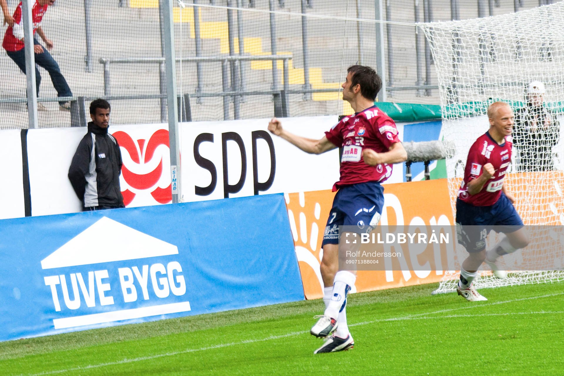 Björn Anklev jublar