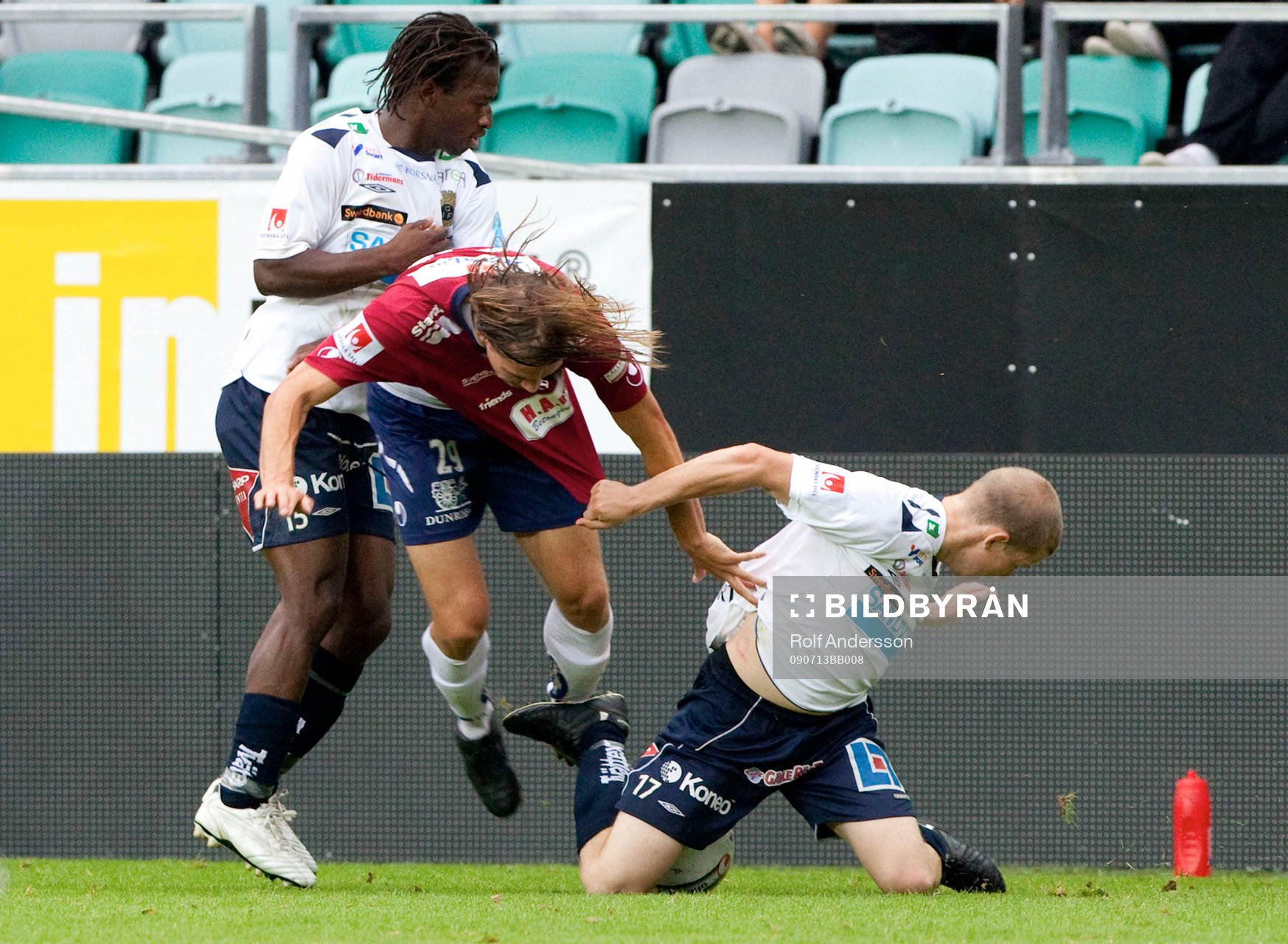 Amadou Jawo, Danny Ervik och Jonas Lantto