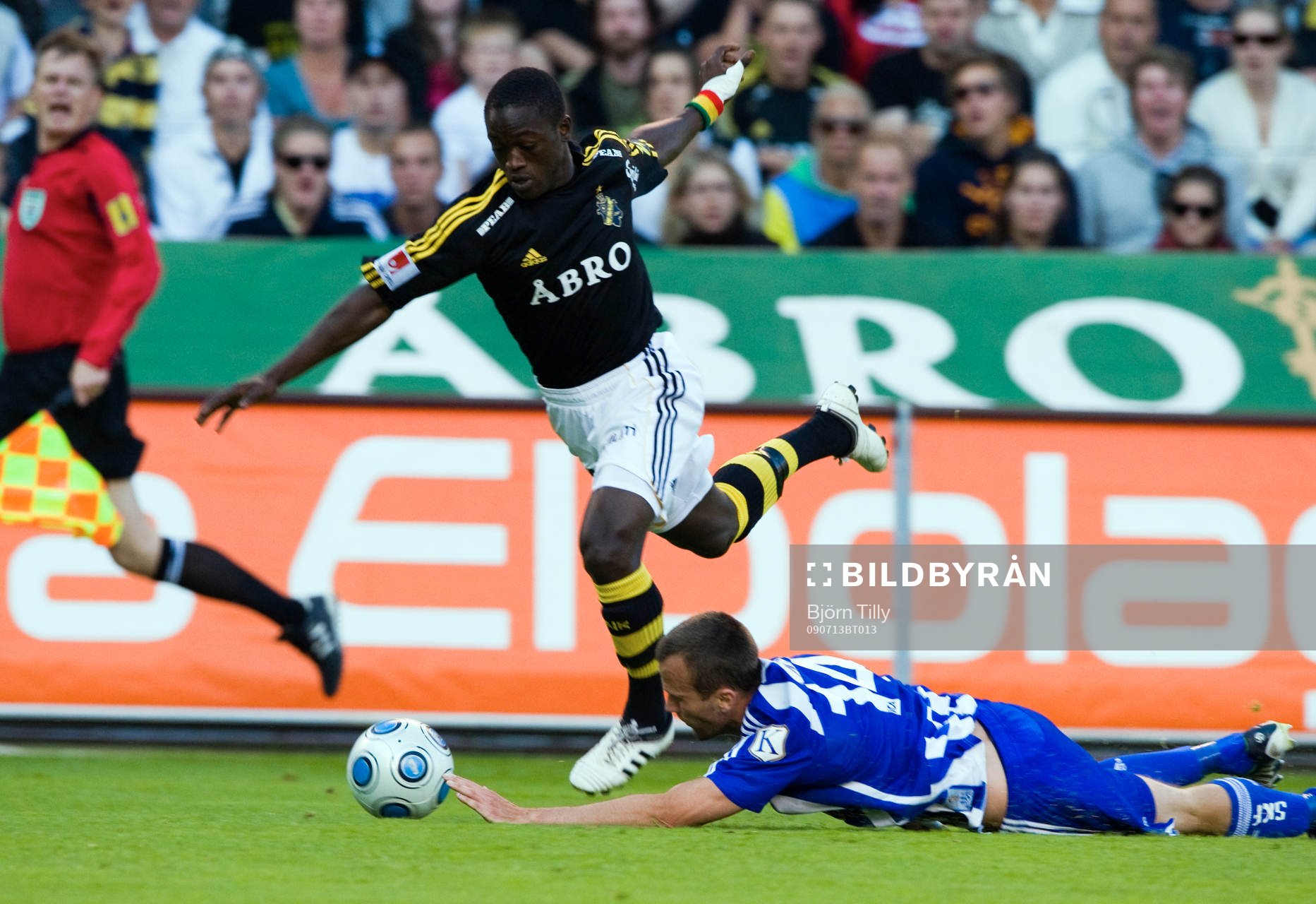 Saihou Jagne, AIK och Hjalmar Jonsson, IFK Göteborg