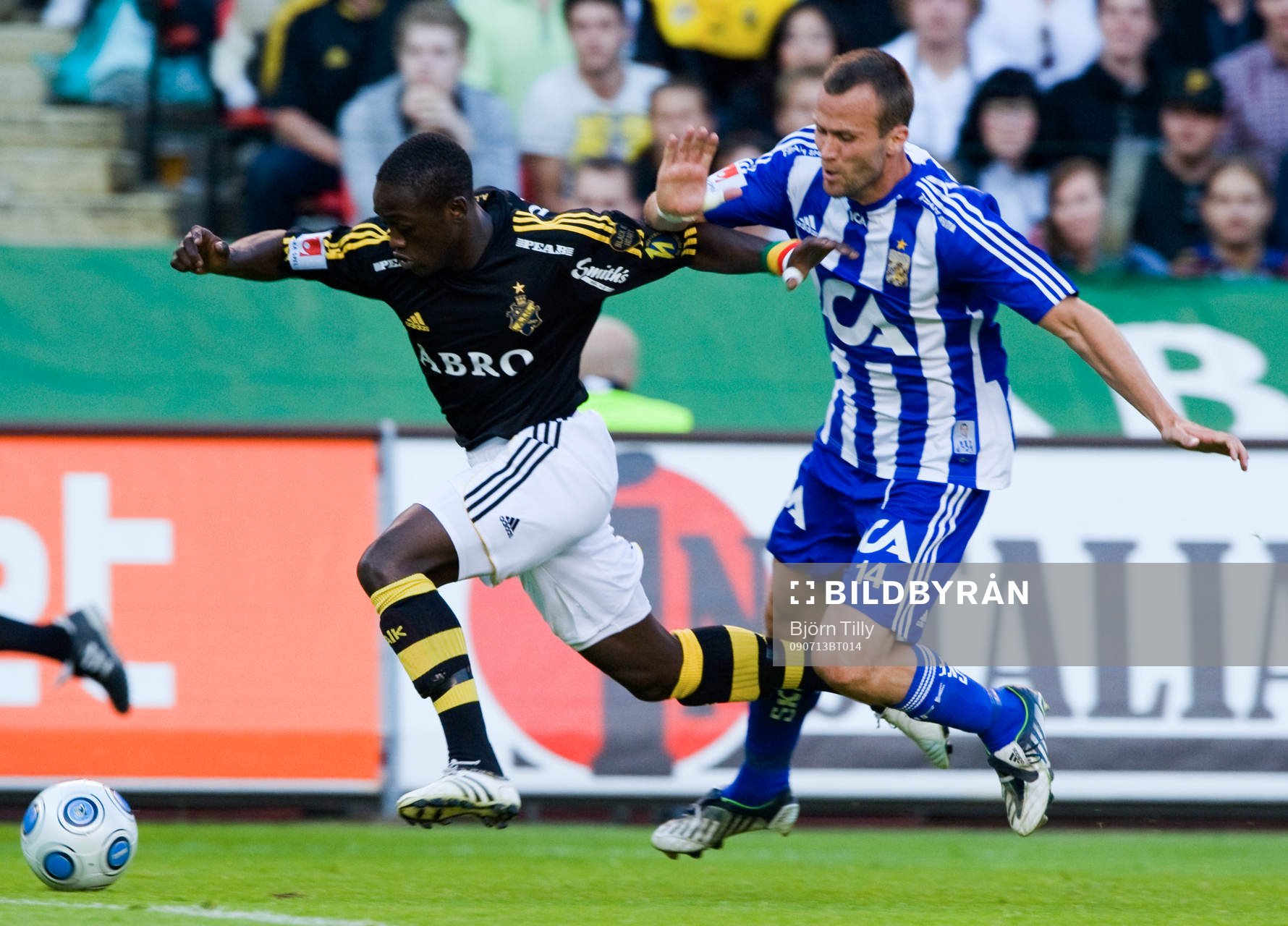 Saihou Jagne, AIK och Hjalmar Jonsson, IFK Göteborg