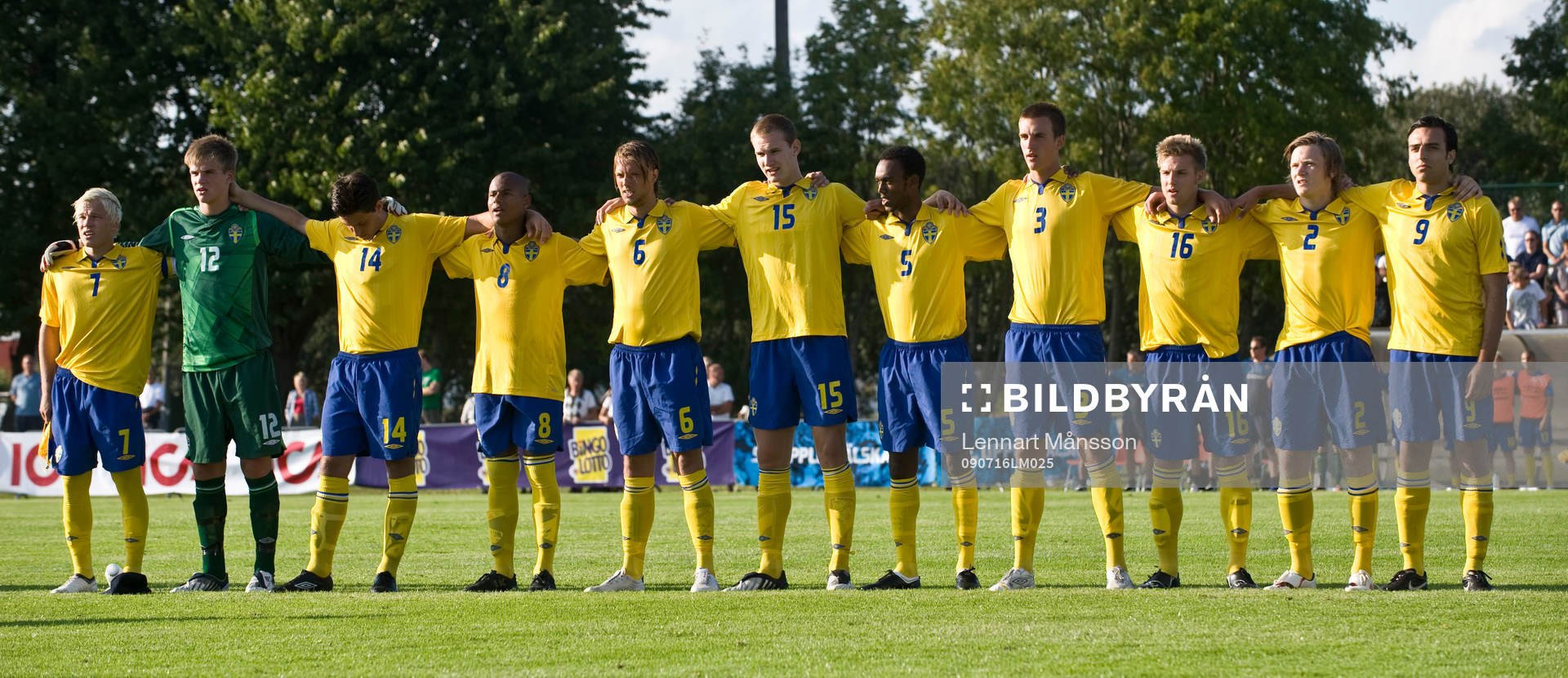 Startelva fr v: Oskar Lewicki, Lukas Jonsson, målvakt,