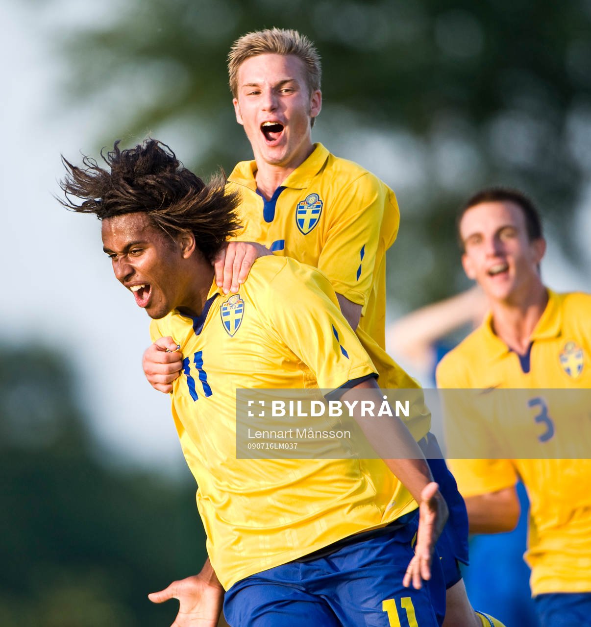 Emil Åberg och Isak Thelin, glädje, jubel