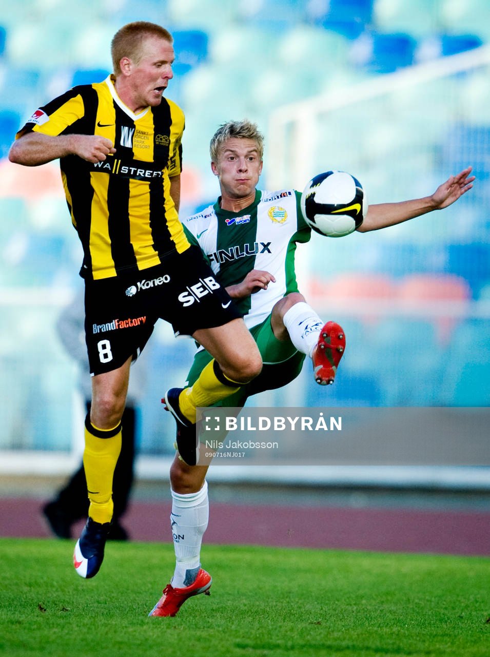  Josef Karlsson, Häcken, Emil Johansson, Hammarby.