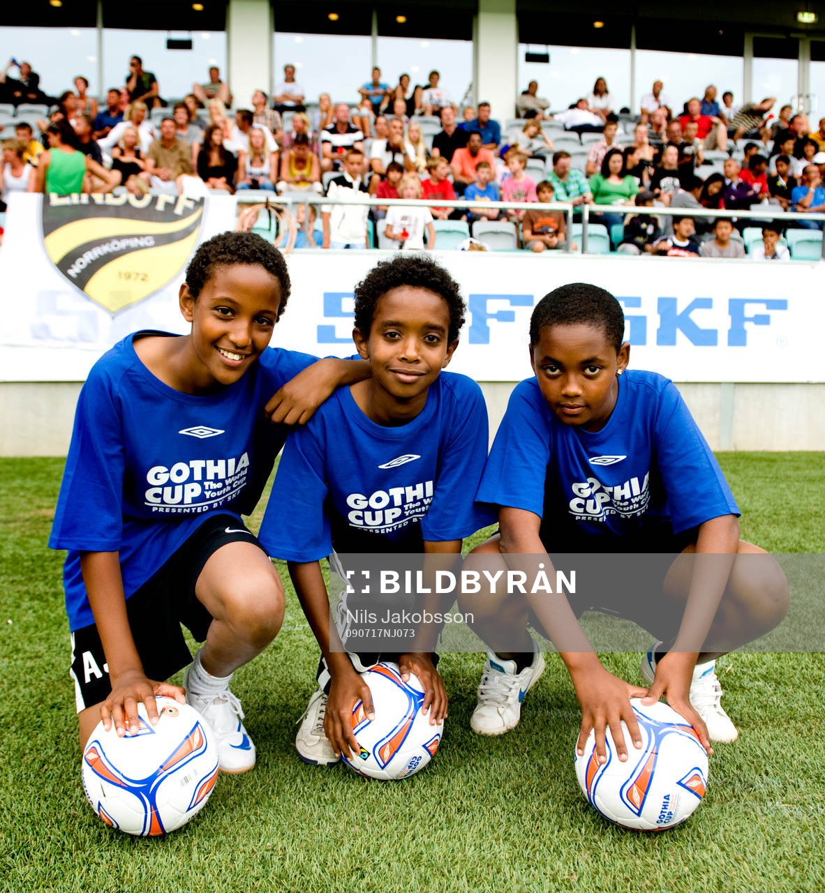 Fotboll, ungdom, Gothia Cup, Tre bollpojkar, bollpojke