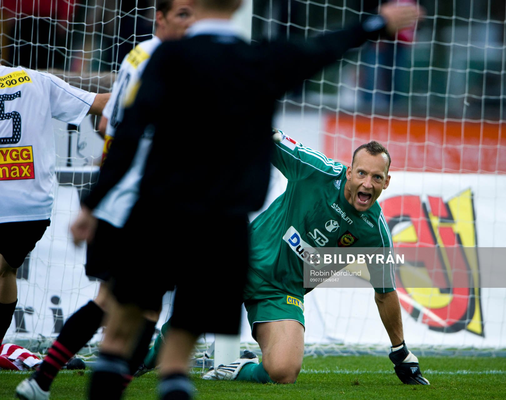 Benny Lekström, Målvakt Brommapojkarna skriker när
