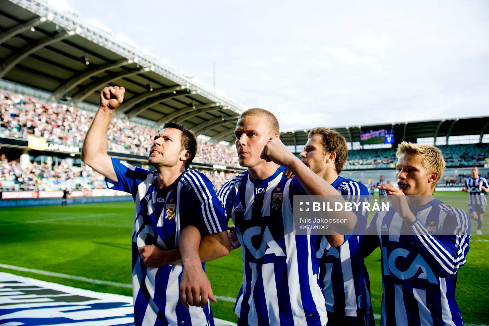 Stefan Selakovic, Ragnar Sigurdsson, IFK Göteborg, jubel