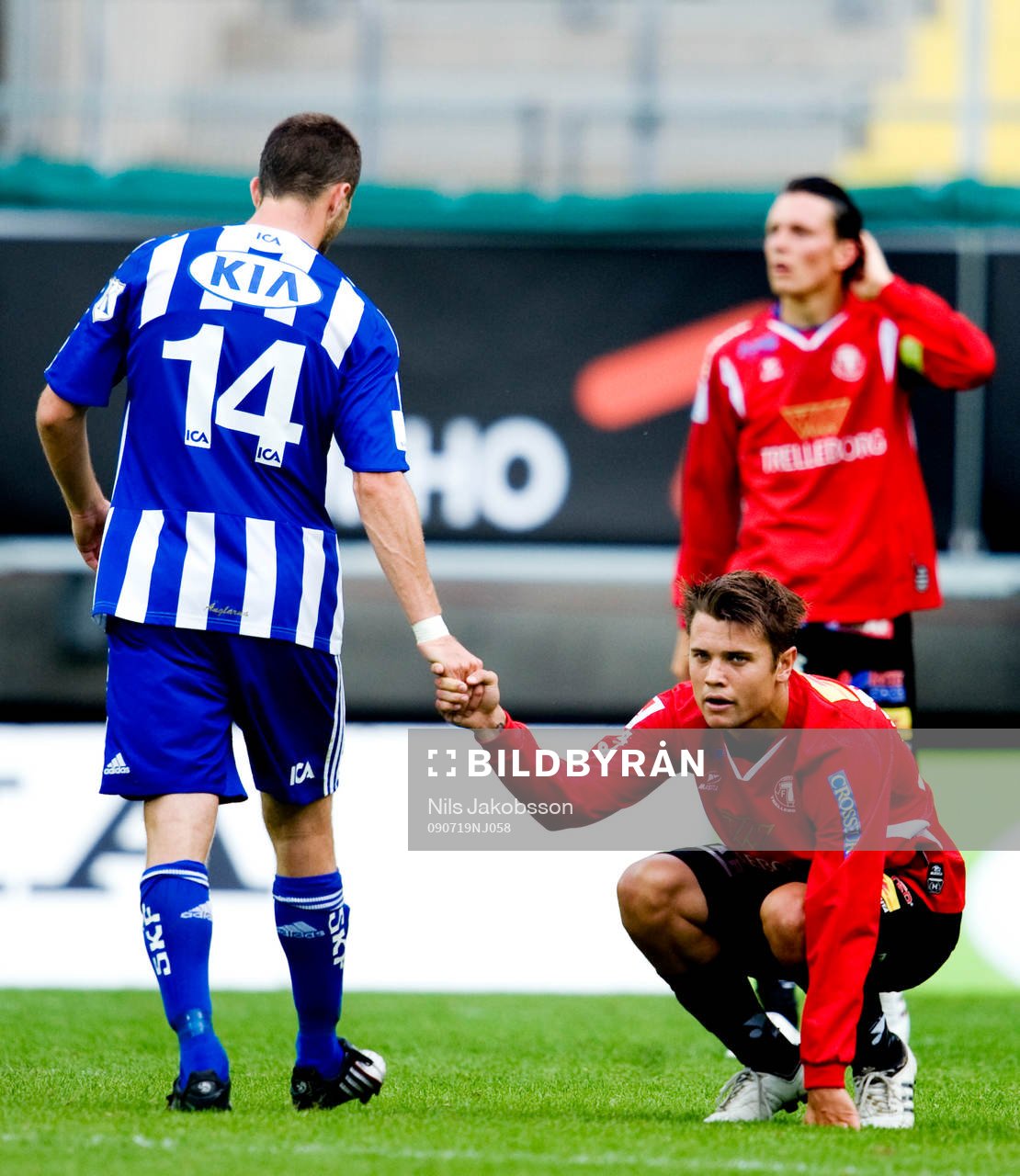 Hjalmar Jonsson, IFK Göteborg, Joakim Sjöhage, Trelleborg
