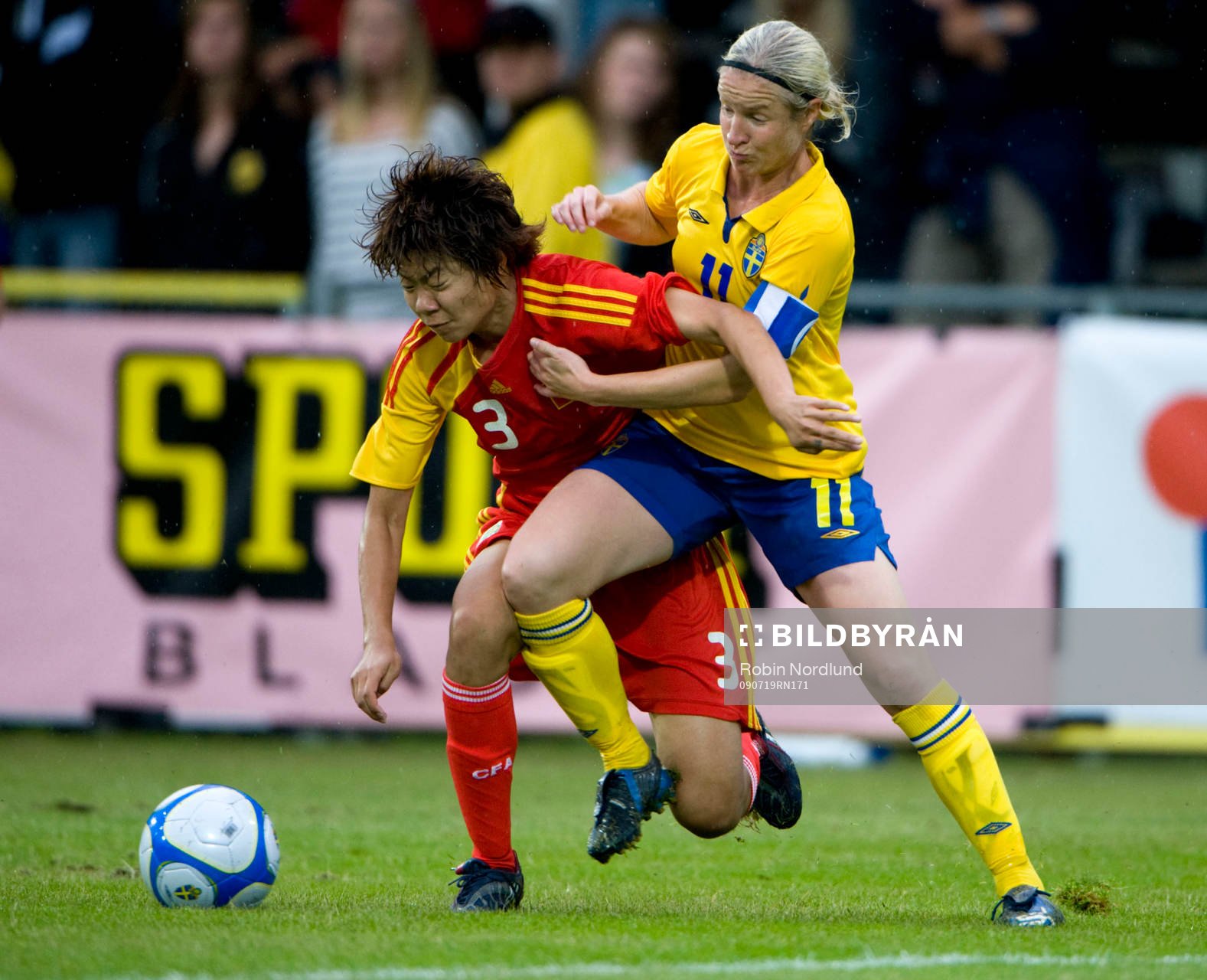 Victoria Svensson, Sverige mot Yuan Fan, Kina