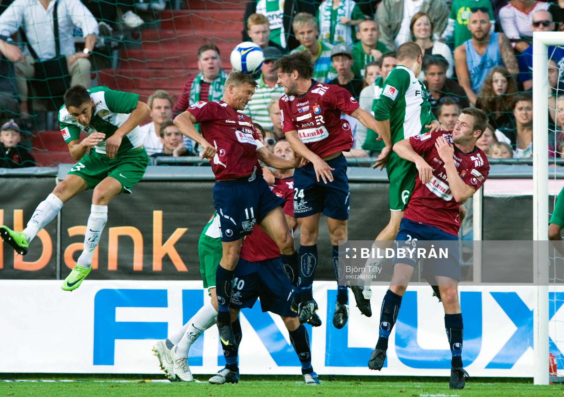  Igor Armas, Hammarby, Marcus Allbäck, Nathan Coe och Dennis Jonsson,  Örgryte.