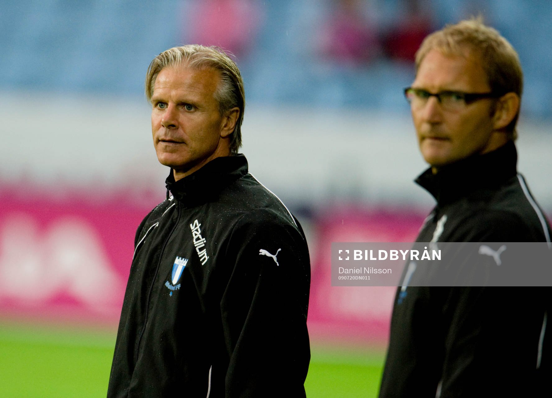 Roland Nilsson och Hans Gren, tränare Malmö