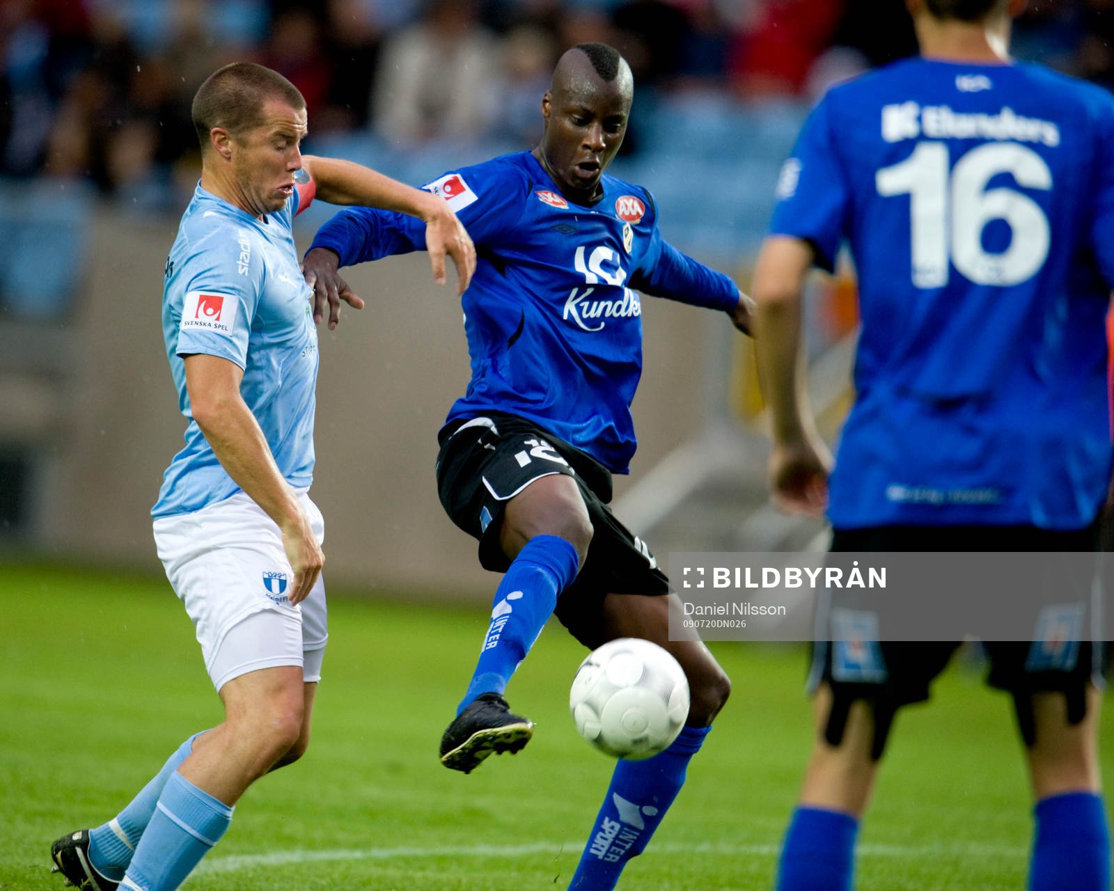 Daniel Andersson, Malmö och Joe Sise, Halmstad