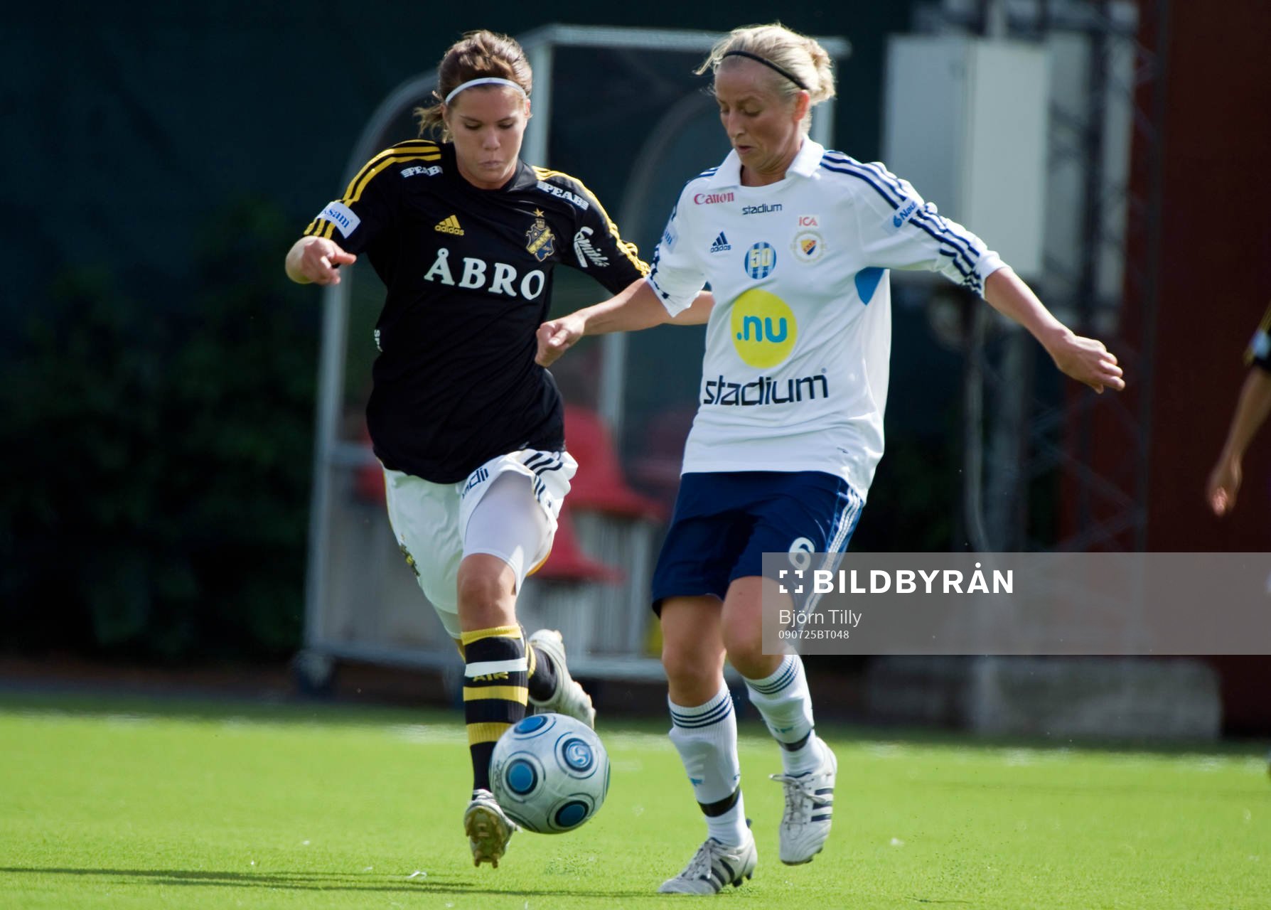 Hanna Folkesson, AIK och Marijke Callebaut, Djurgården