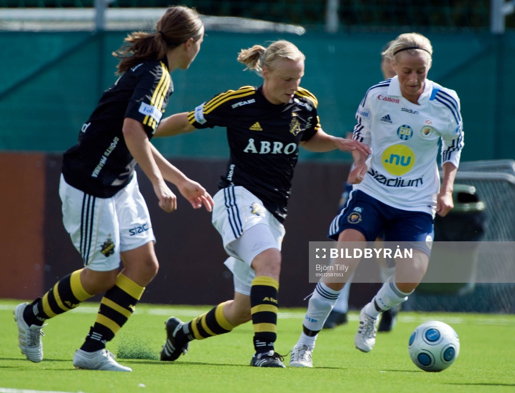  Sofia Simonsson, AIK och Marijke Callebaut, Djurgården.