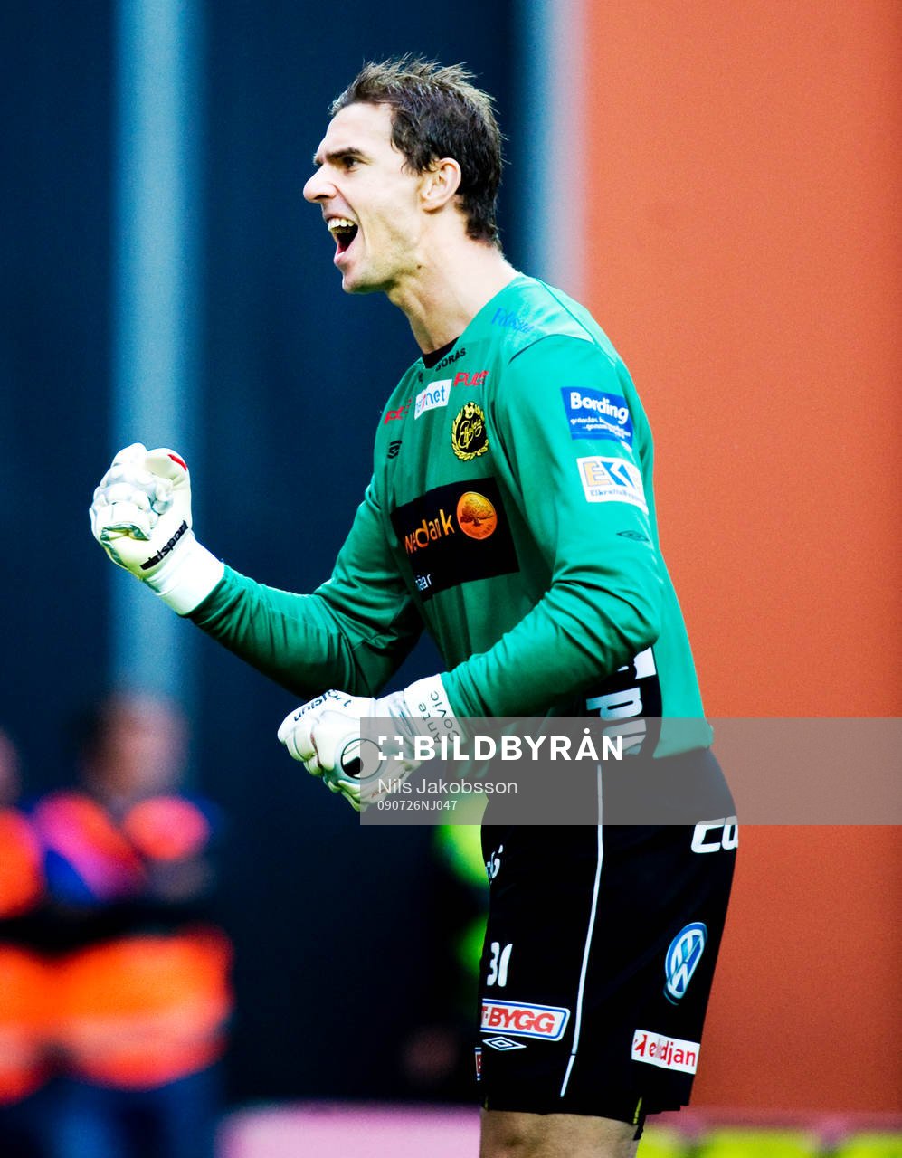 Ante Covic, målvakt, Elfsborg, jubel