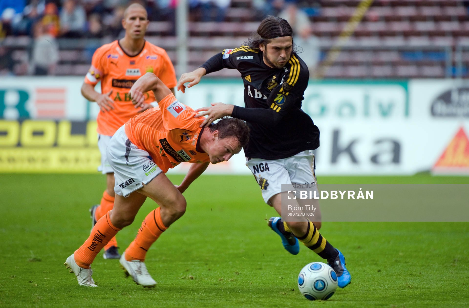 Eyjólfur Hédinsson, GAIS och Bojan Djordjic, AIK