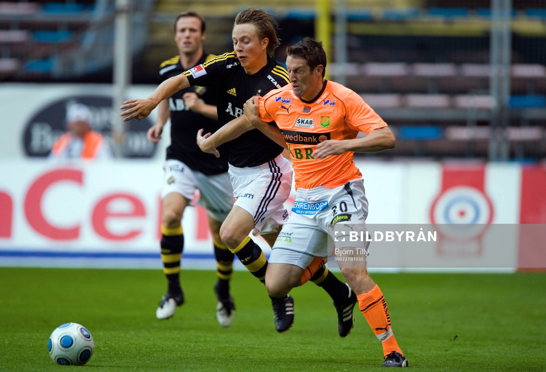 Viktor Lundberg, AIK och Kenneth Gustafsson, GAIS