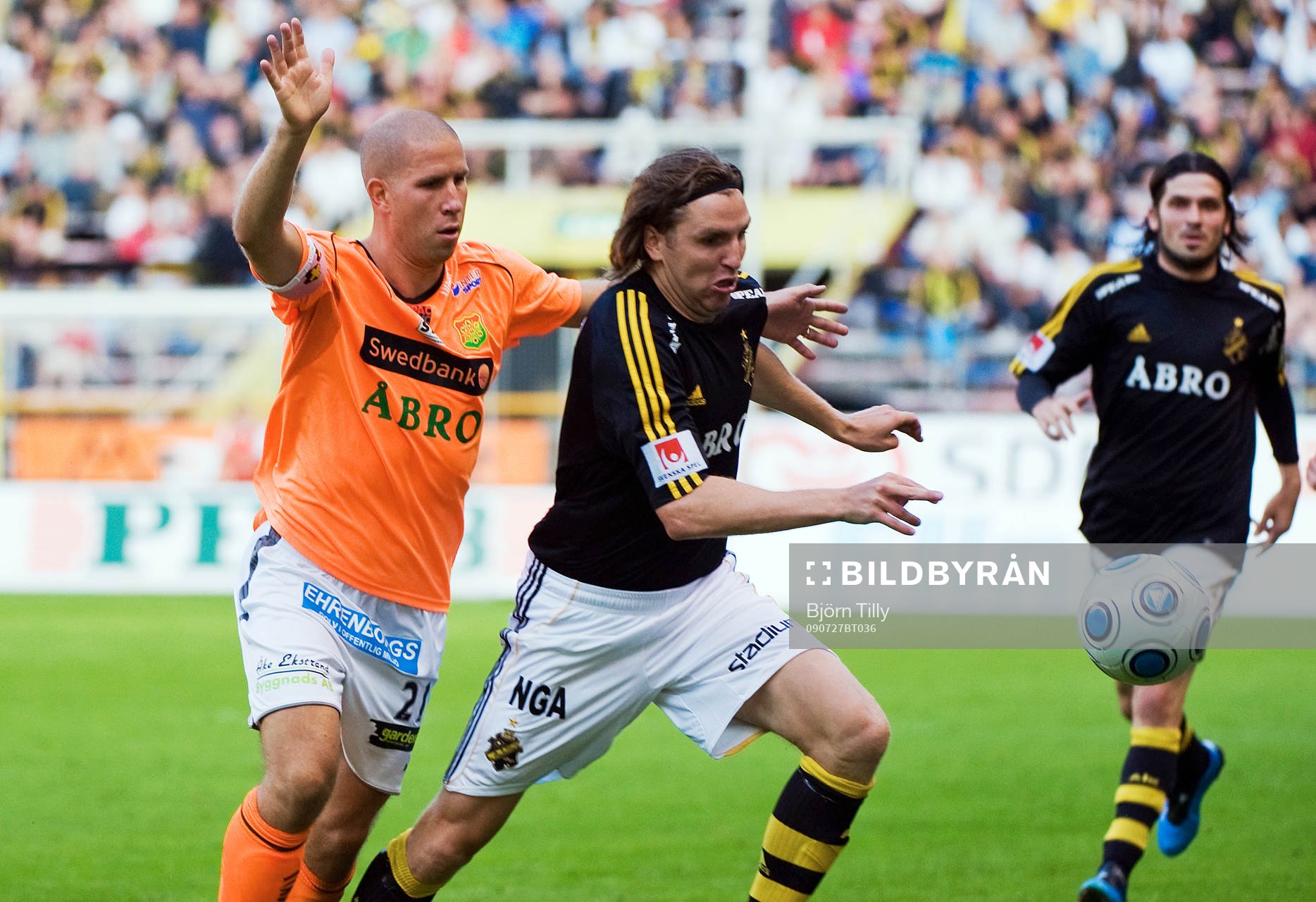 Mattias Lindström, GAIS och Nils-Eric Johansson, AIK