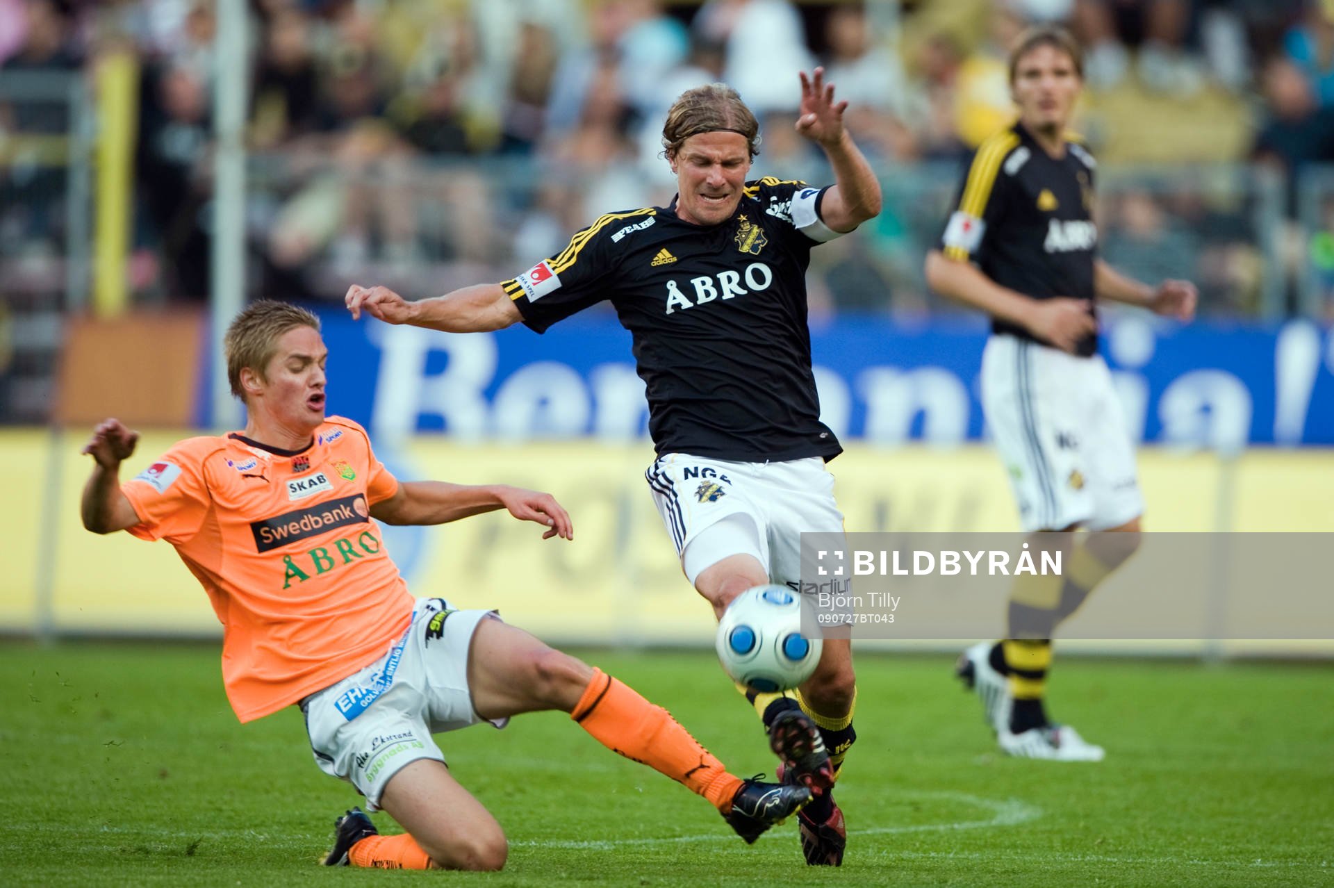 Johan Mårtensson, GAIS och Daniel Tjernström, AIK