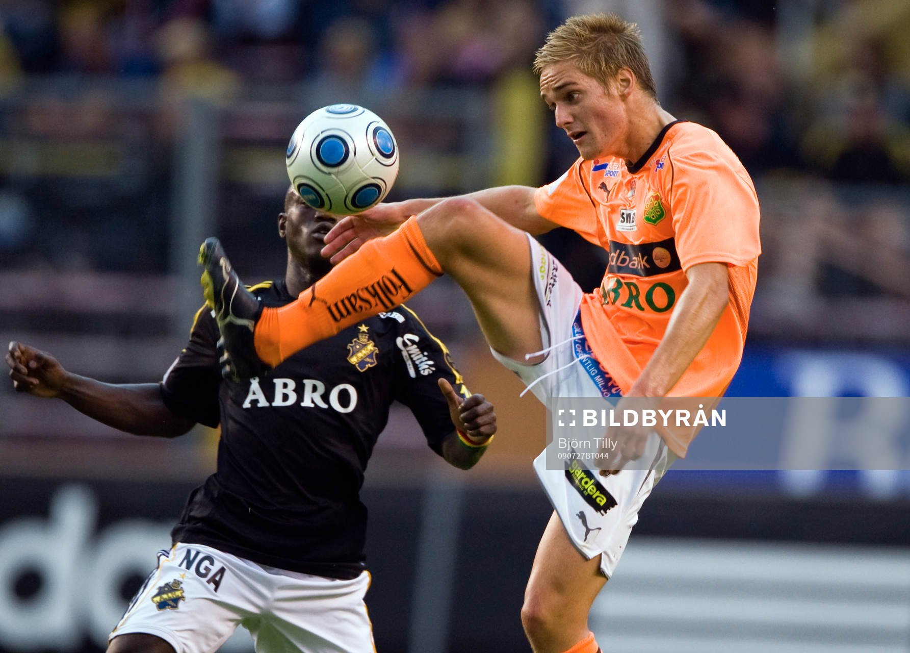 Dulee Johnson, AIK och Johan Mårtensson, GAIS