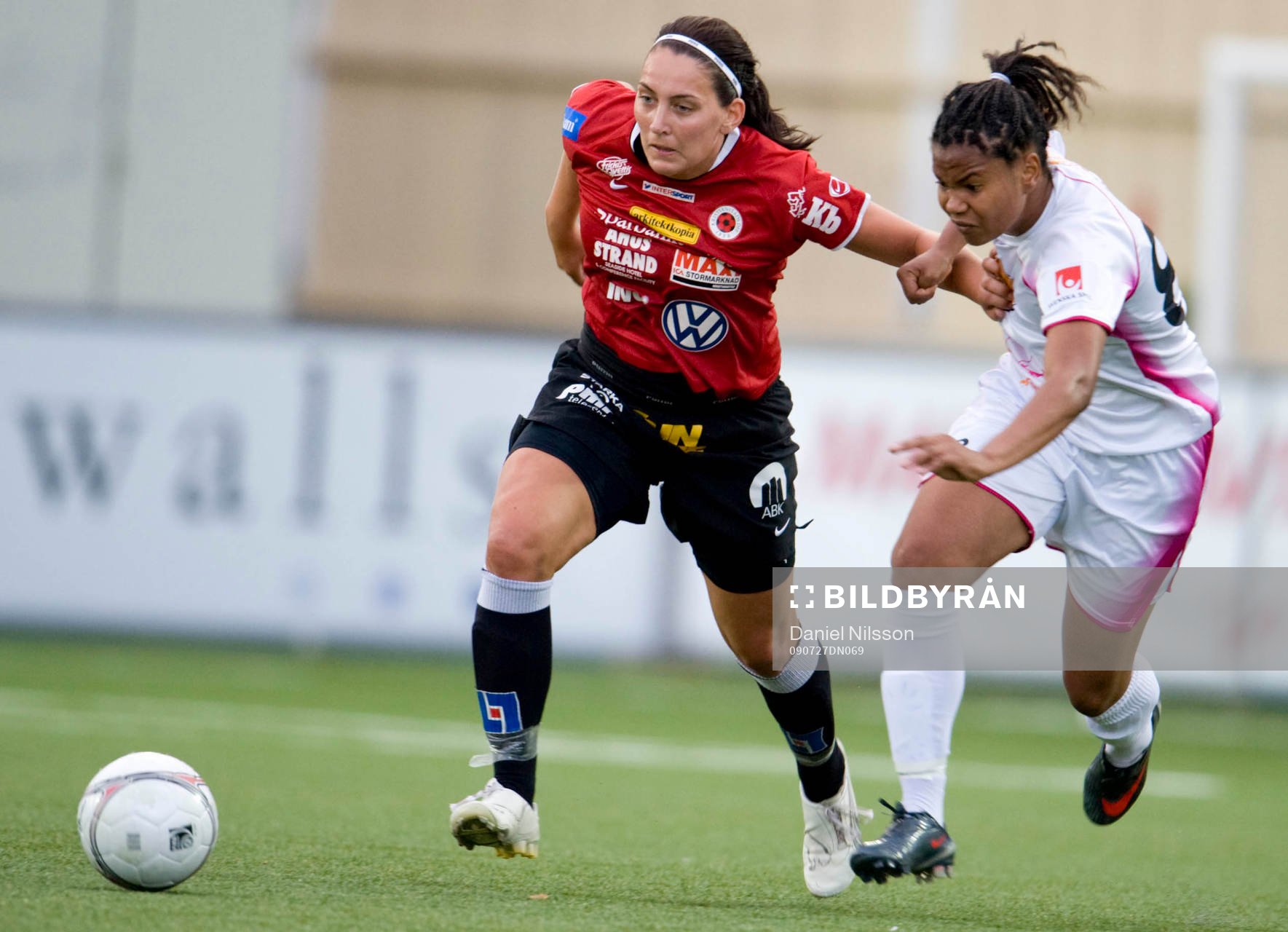 Holmfridur Magnusdottir, Kristianstad och Renata Da Costa,