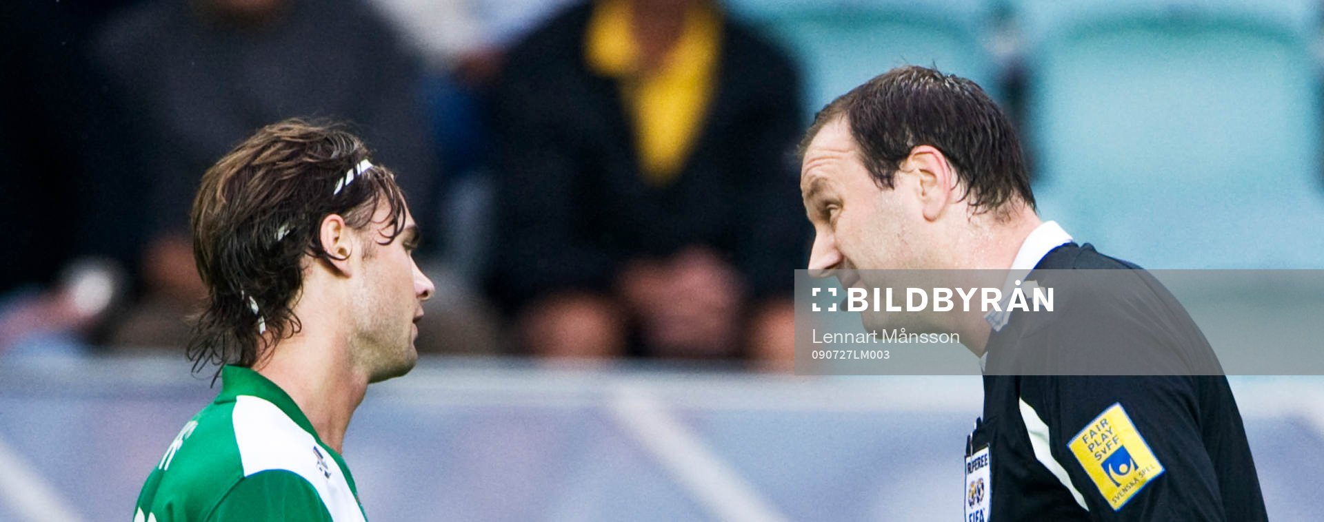 Simon Helg, Hammarby i diskussion med domare Jonas Eriksson