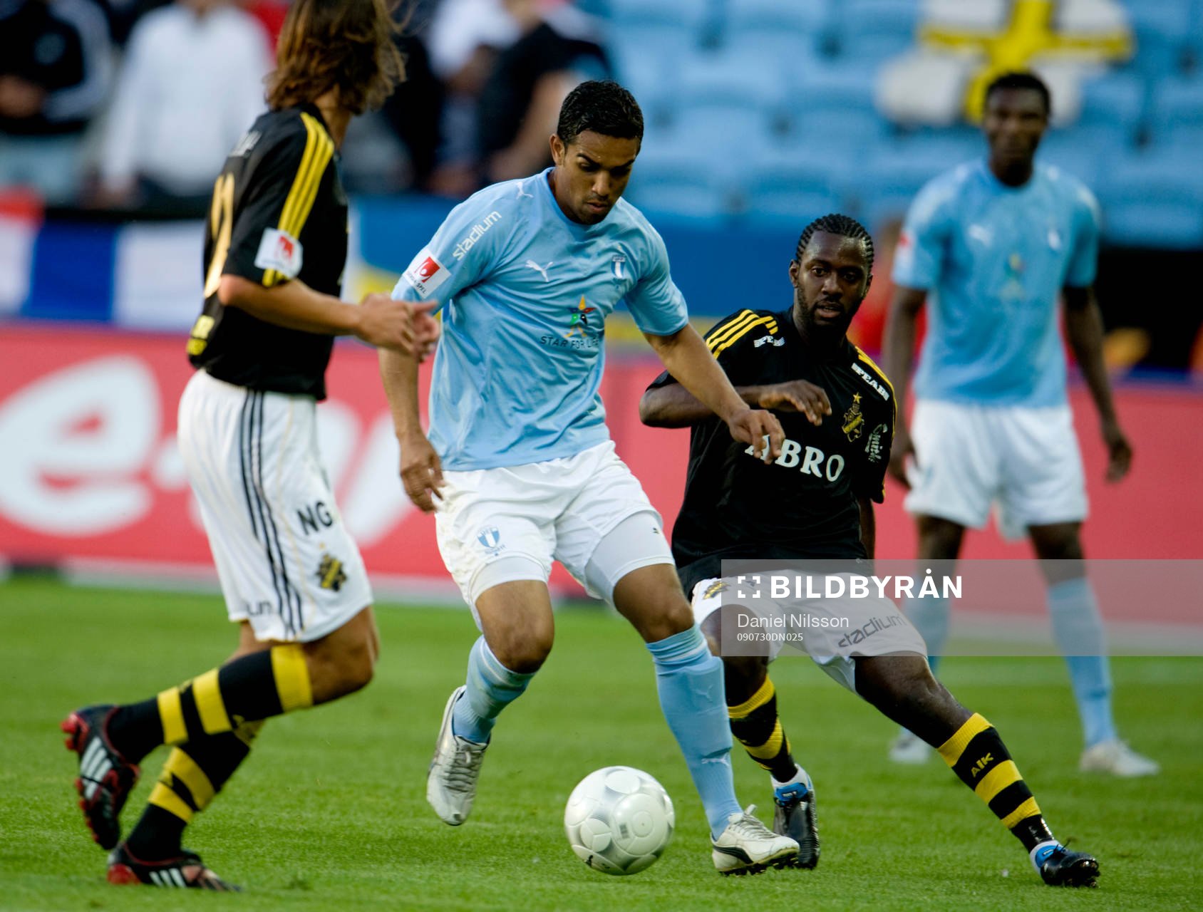 Wilton Figueiredo, Malmö och Dulee Johnson och Ivan Obolo,