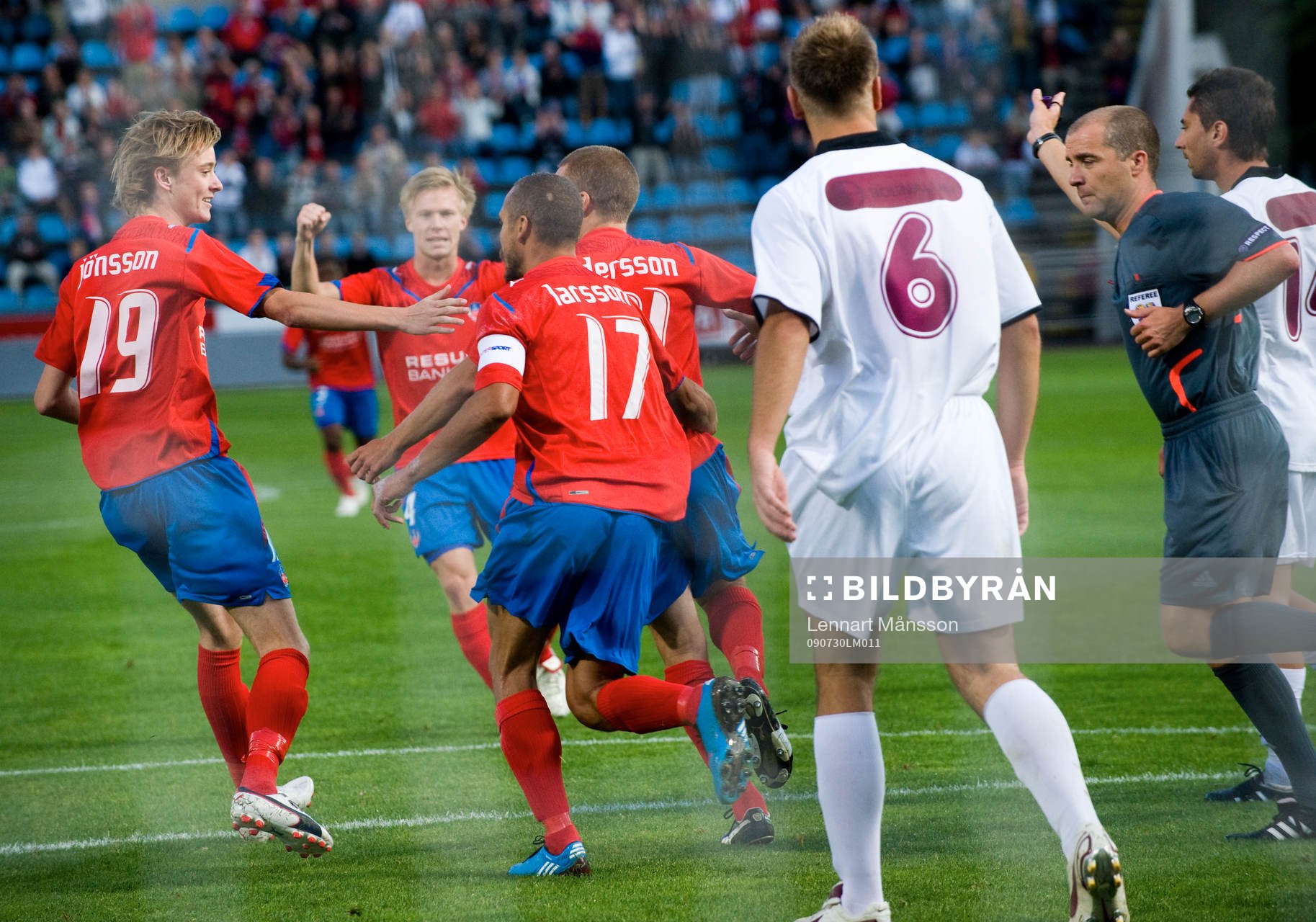  1-0 straff, Christoffer Andersson, som grattas