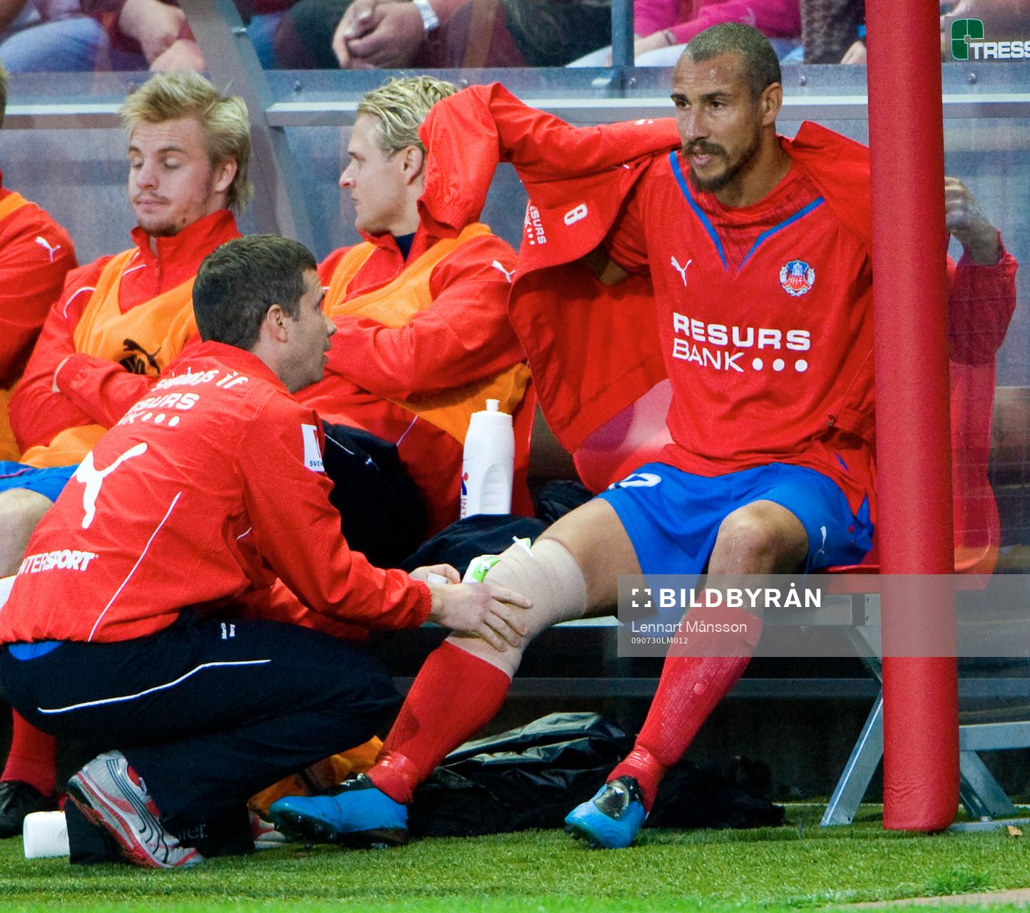 Henrik Larsson skadad