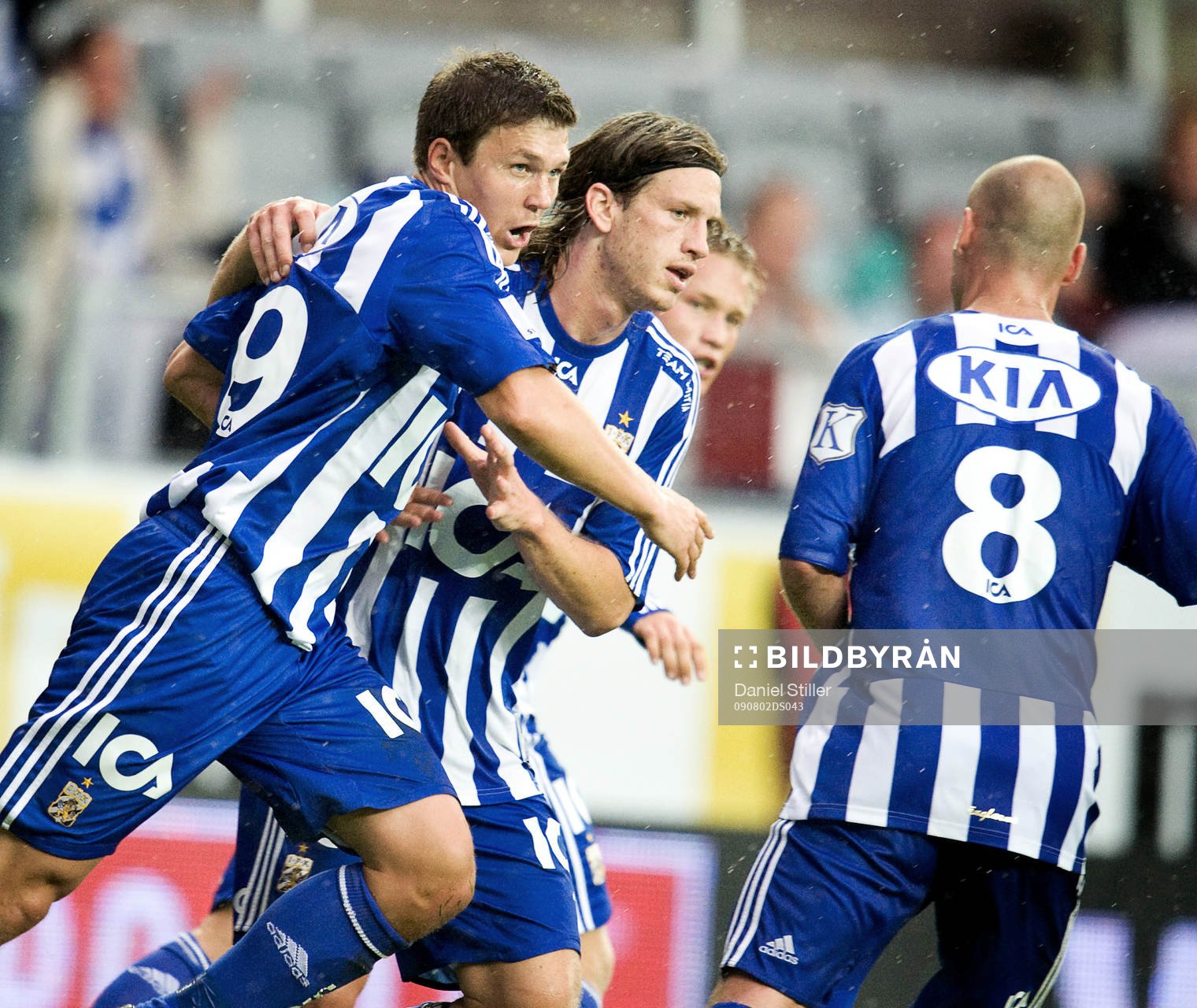 Hannes Stiller, IFK Göteborg, gör 1-2, jubel