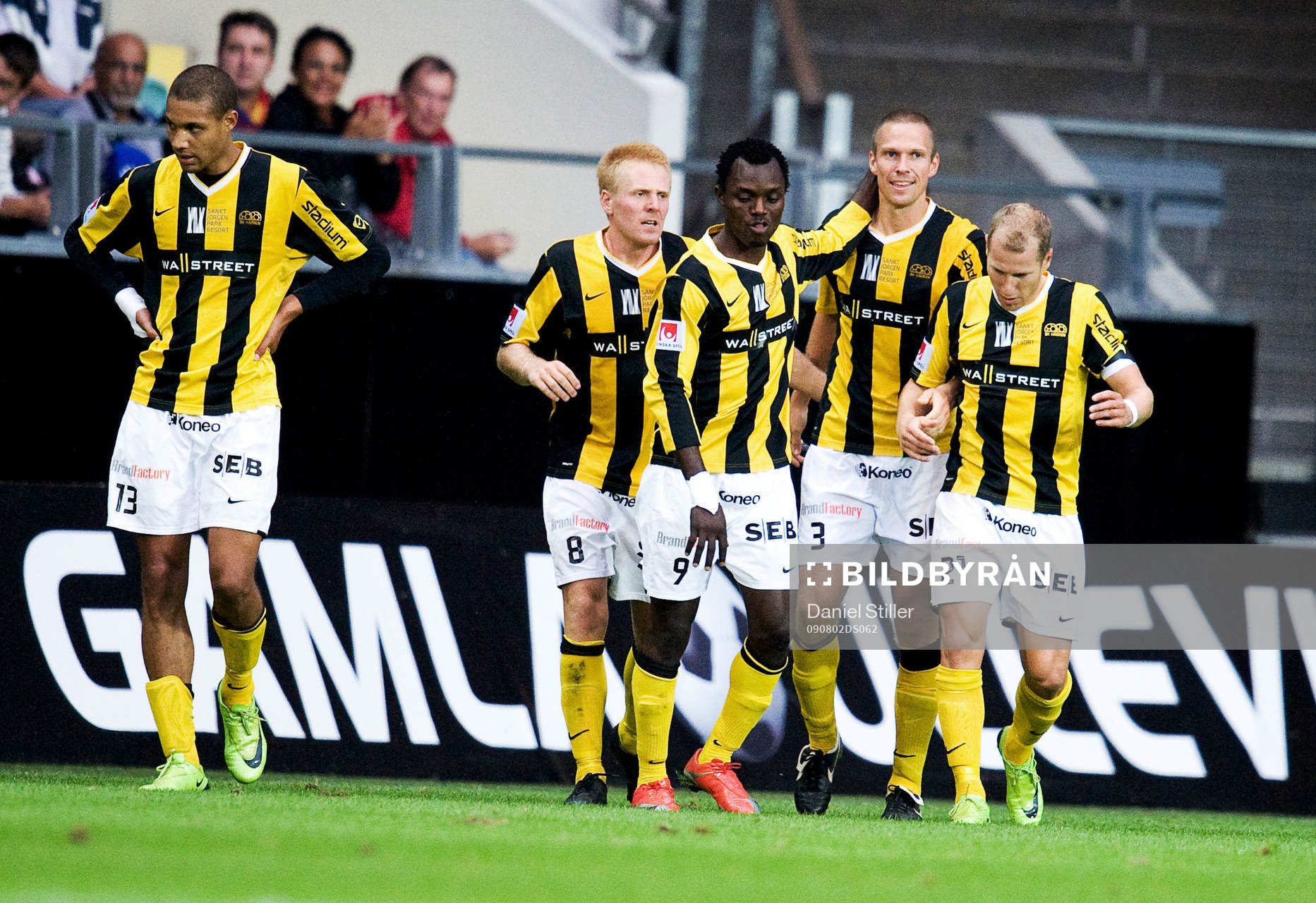 Mattias Östberg, Häcken, gör 1-0. Jubel