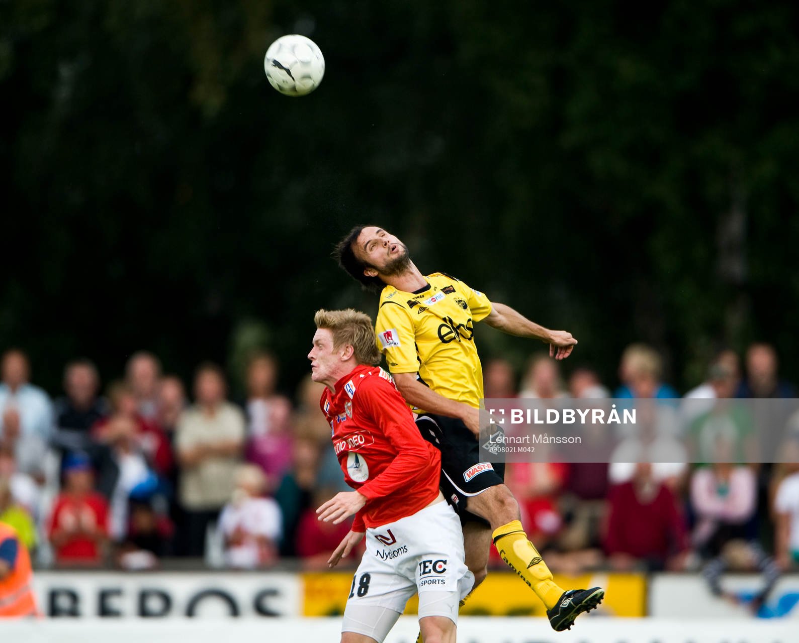 Rasmus Elm, Kalmar och Helgi Danielsson, Elfsborg, nick,