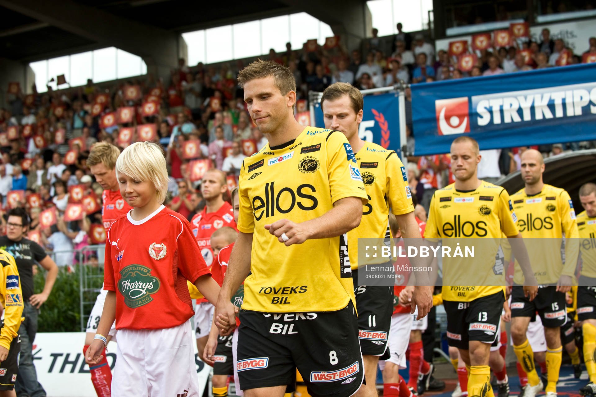 Anders Svensson, Elfsborg, inmarsch, spelarentré
