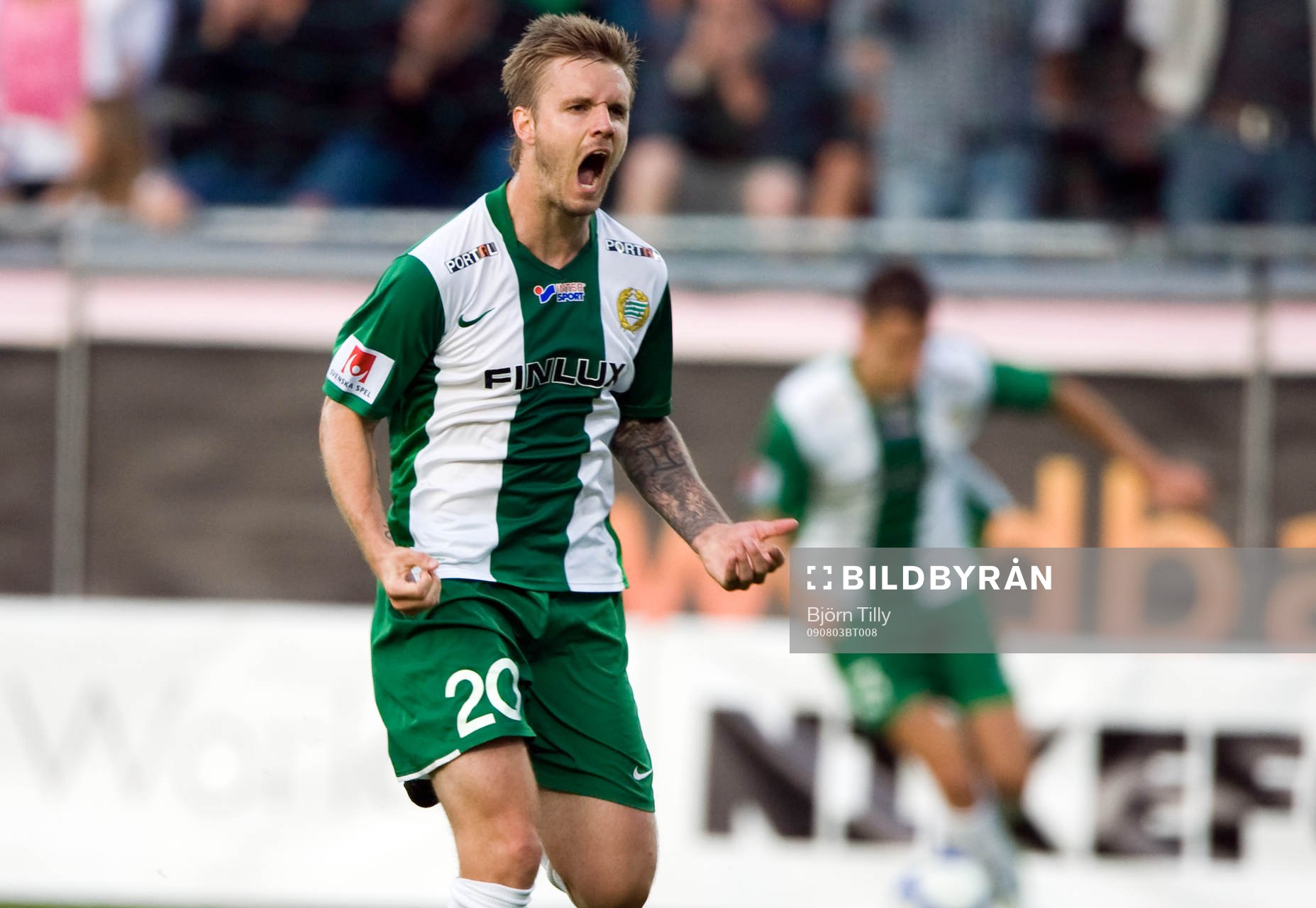 Andreas Dahl,  reducerade till 1-2. Jubel