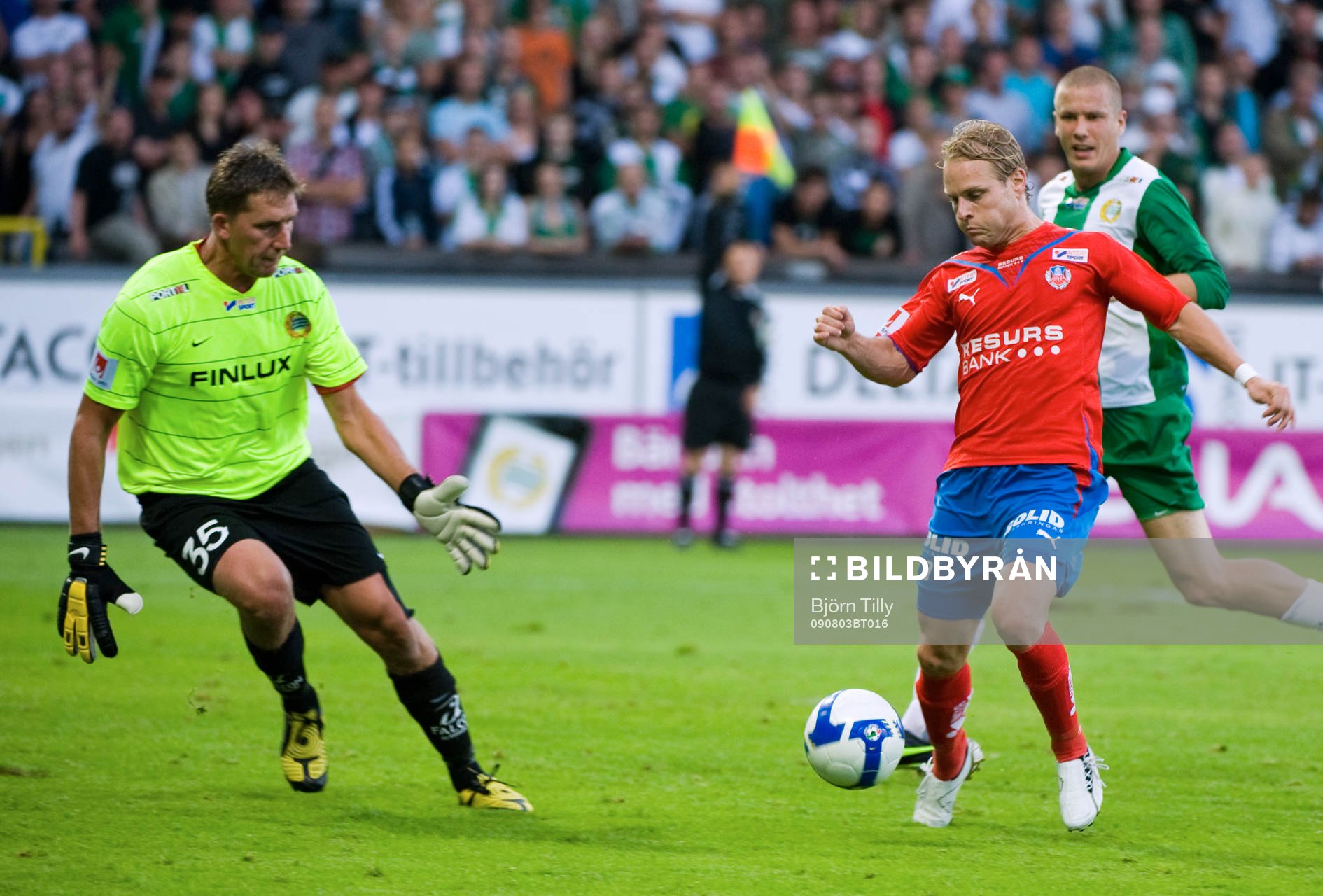 Kristoffer Björklund, målvakt, Hammarby och Erik Sundin,