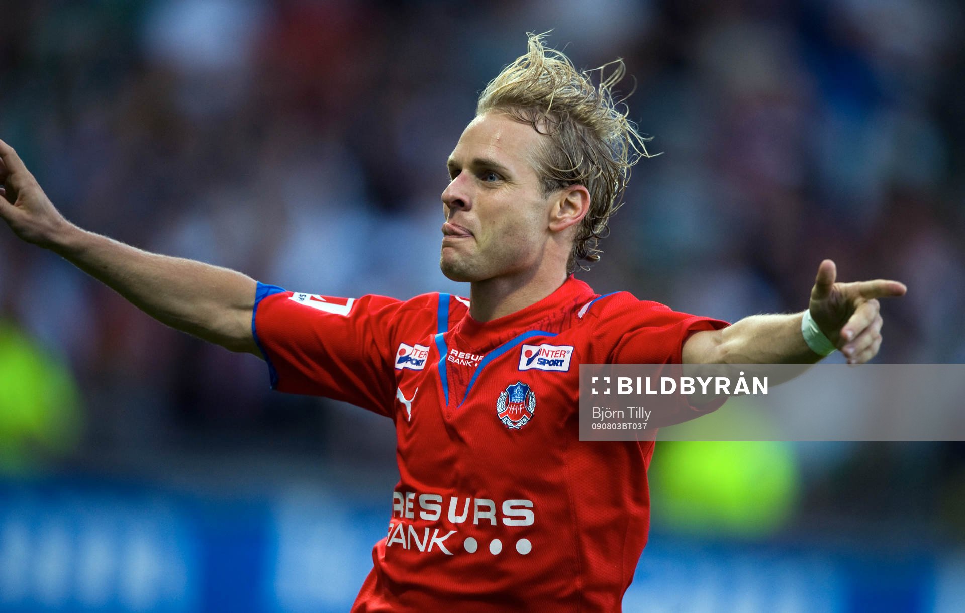 Erik Sundin, Helsingborg, jubel