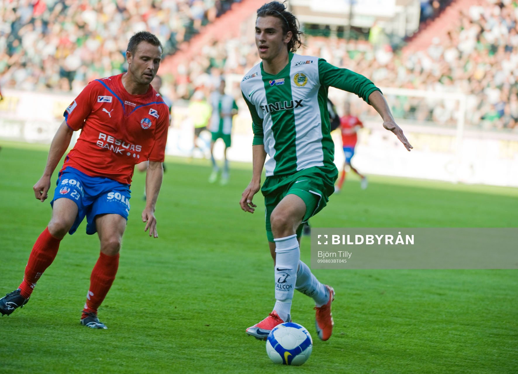 Erik Wahlstedt, Helsingborg och Vlado Zlojutro, Hammarby