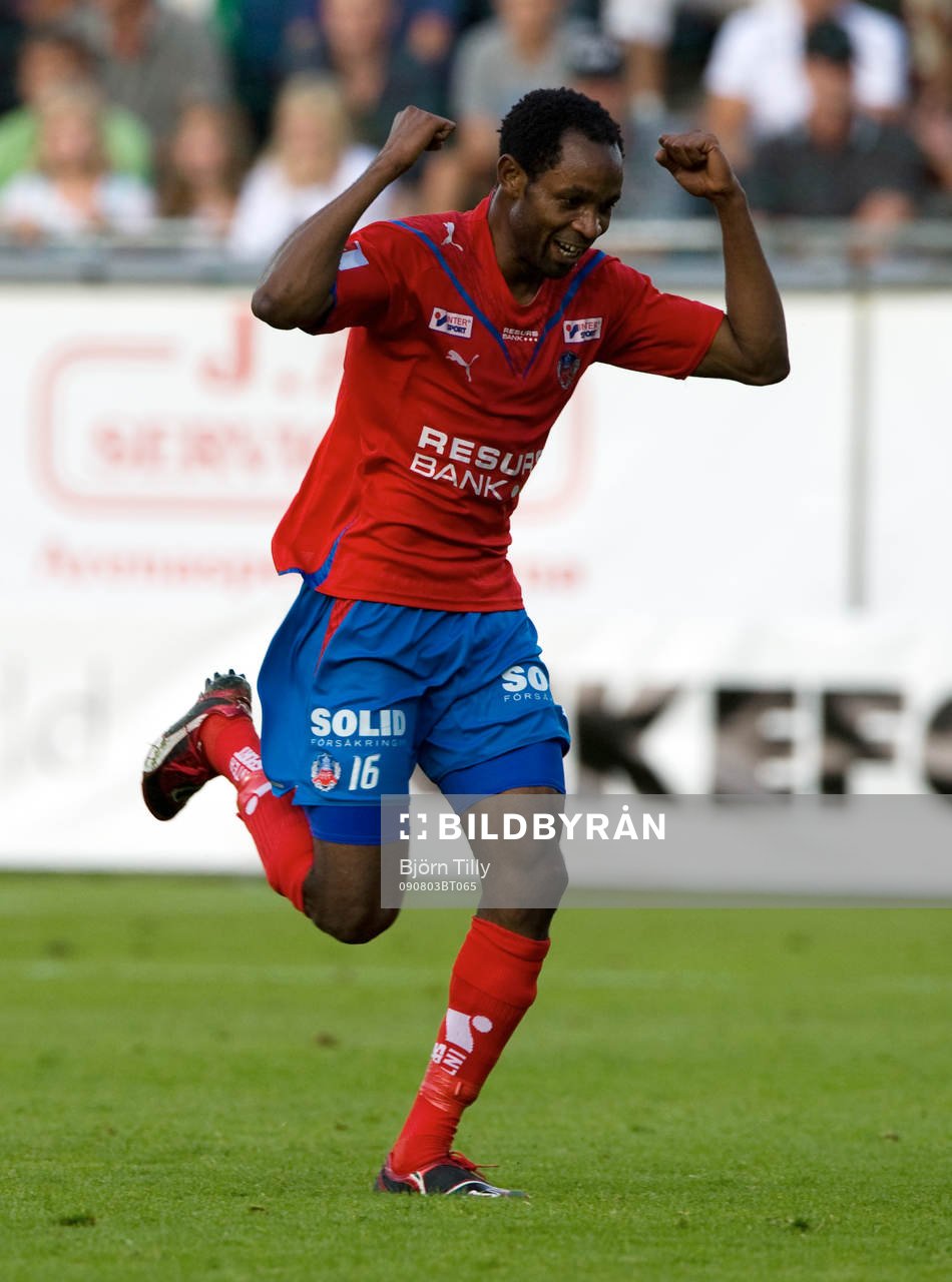 René Makondele, jubel