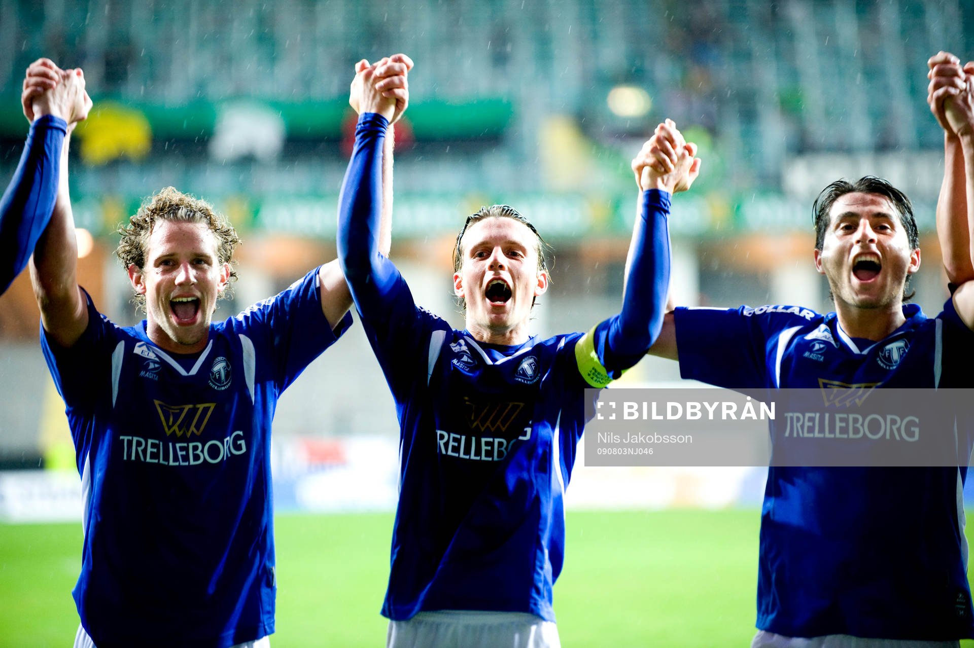 Thommie Persson, Kristian Haynes, Yousef Fakhro, Trelleborg