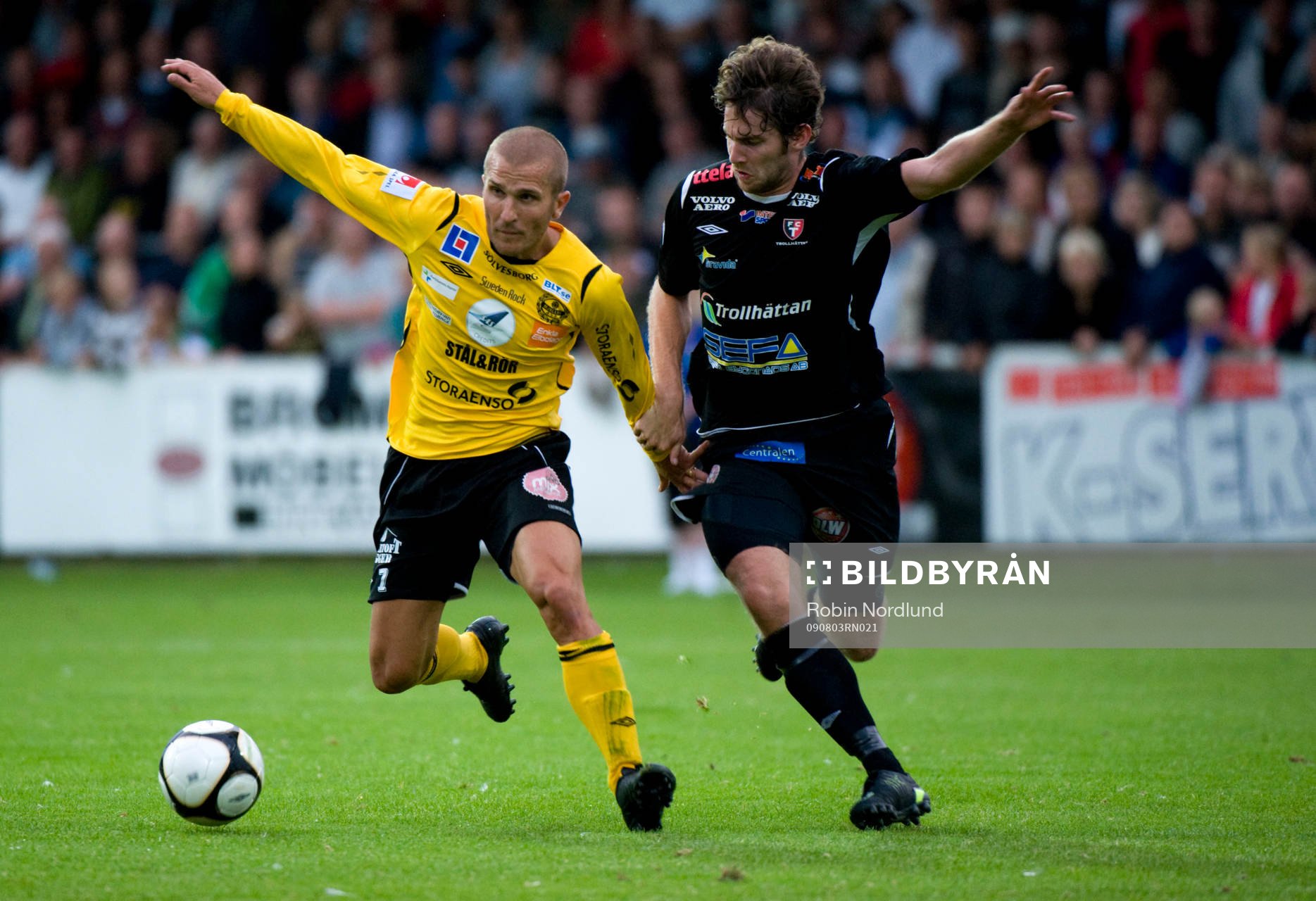 Johan Svensson, Mjällby mot Bilgin Aliosman, Trollhättan