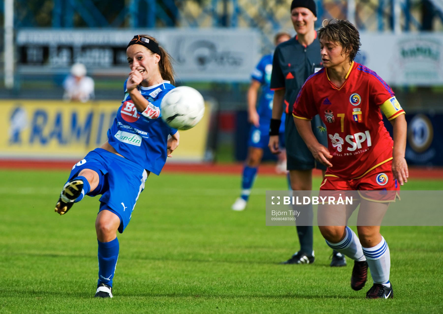 Fotboll, dam, UEFA, Women Champions League, Clujana -