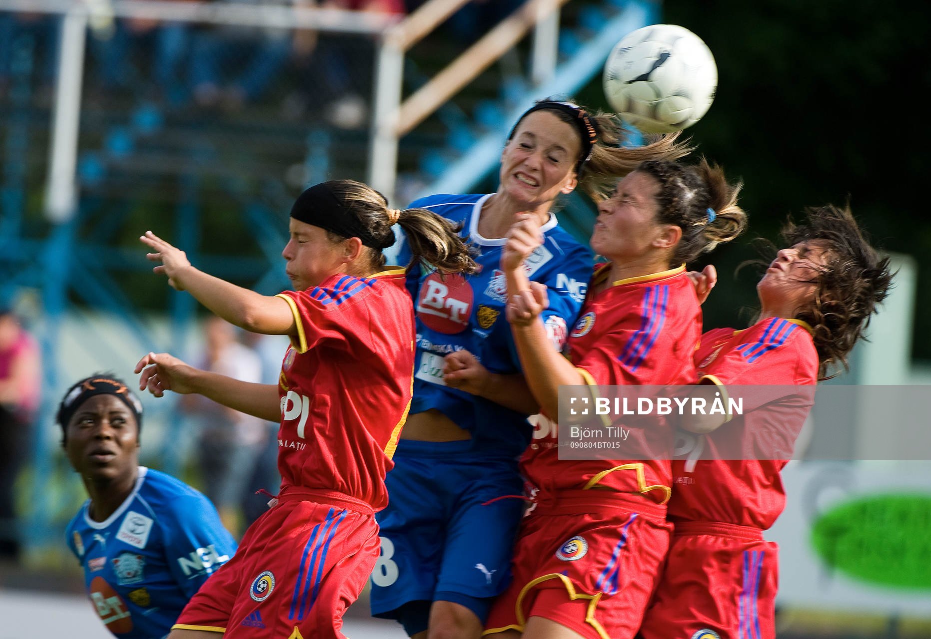 Fotboll, dam, UEFA, Women Champions League, Clujana -