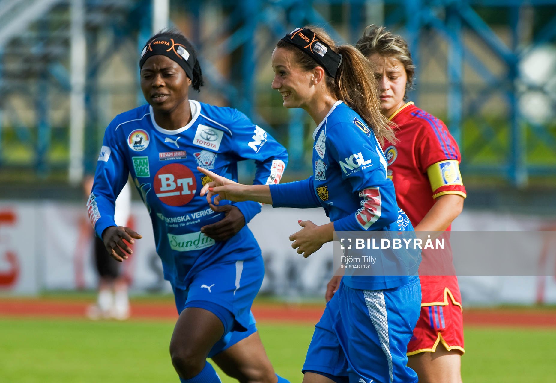 Fotboll, dam, UEFA, Women Champions League, Clujana -