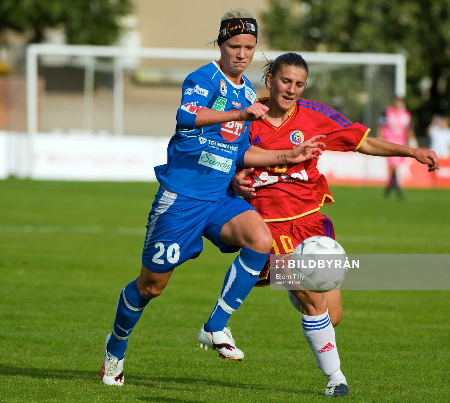 Fotboll, dam, UEFA, Women Champions League, Clujana -