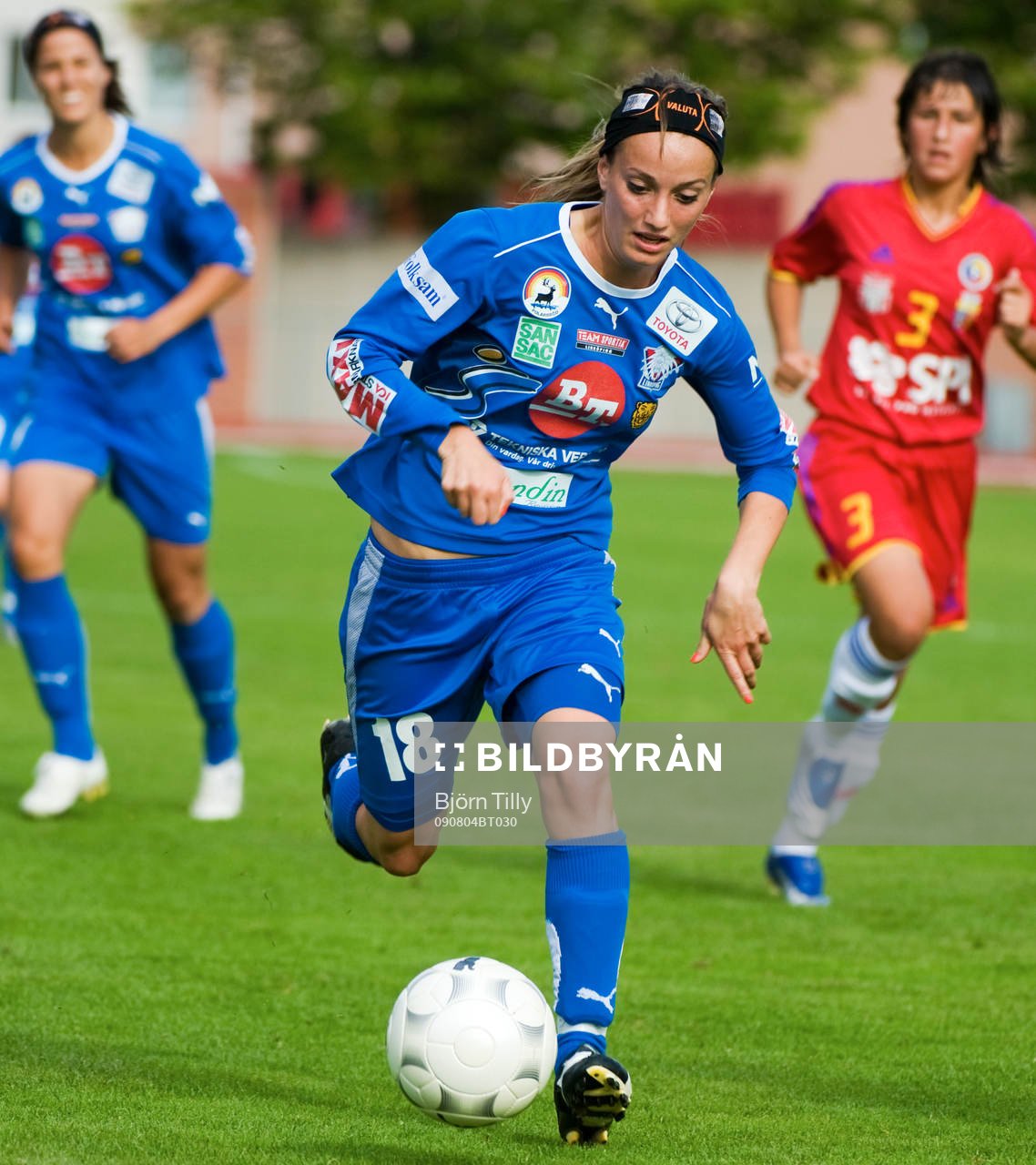 Fotboll, dam, UEFA, Women Champions League, Clujana -