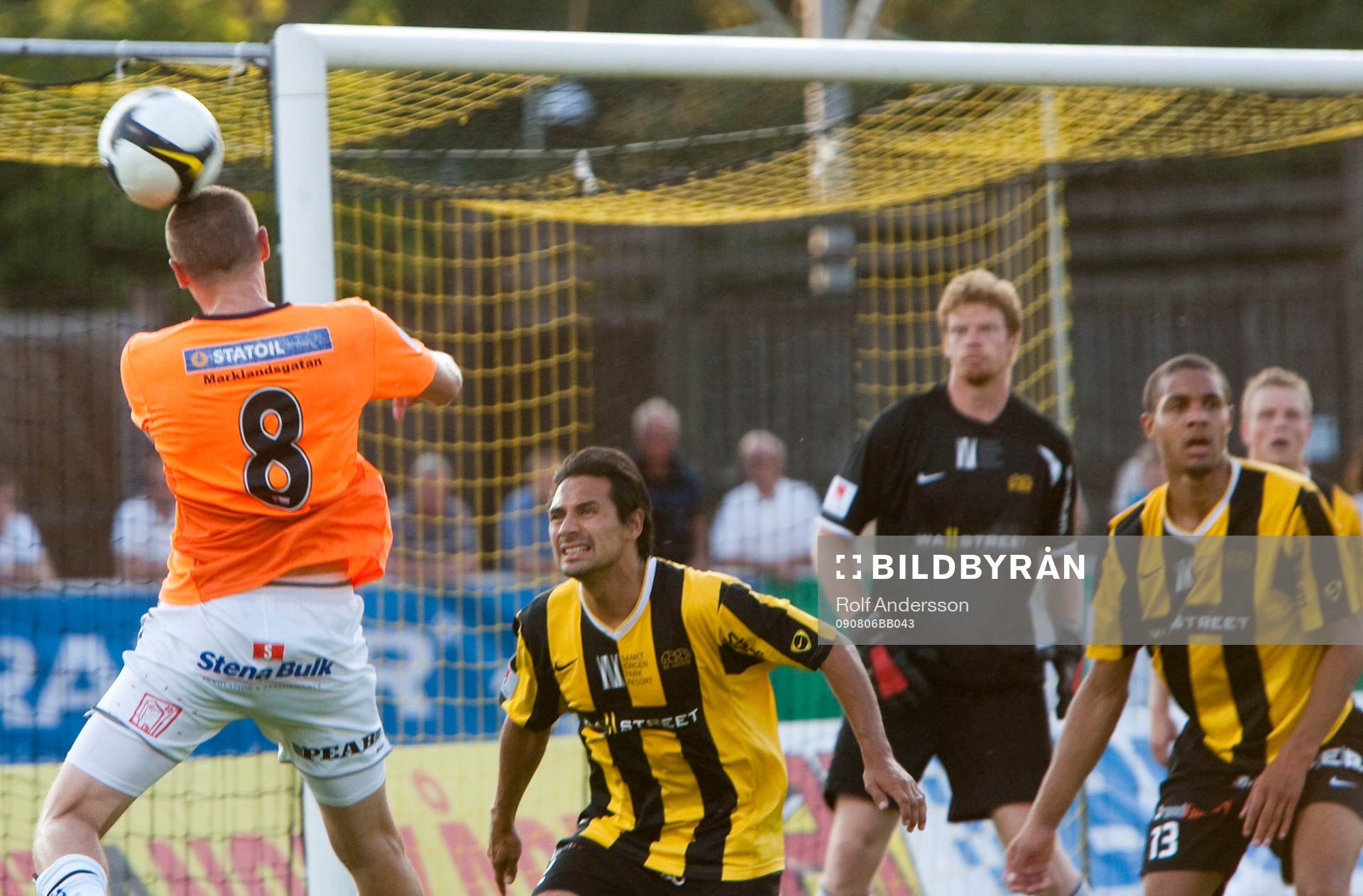Fotboll, Allsvenskan, Häcken - Gais: Richard Spong