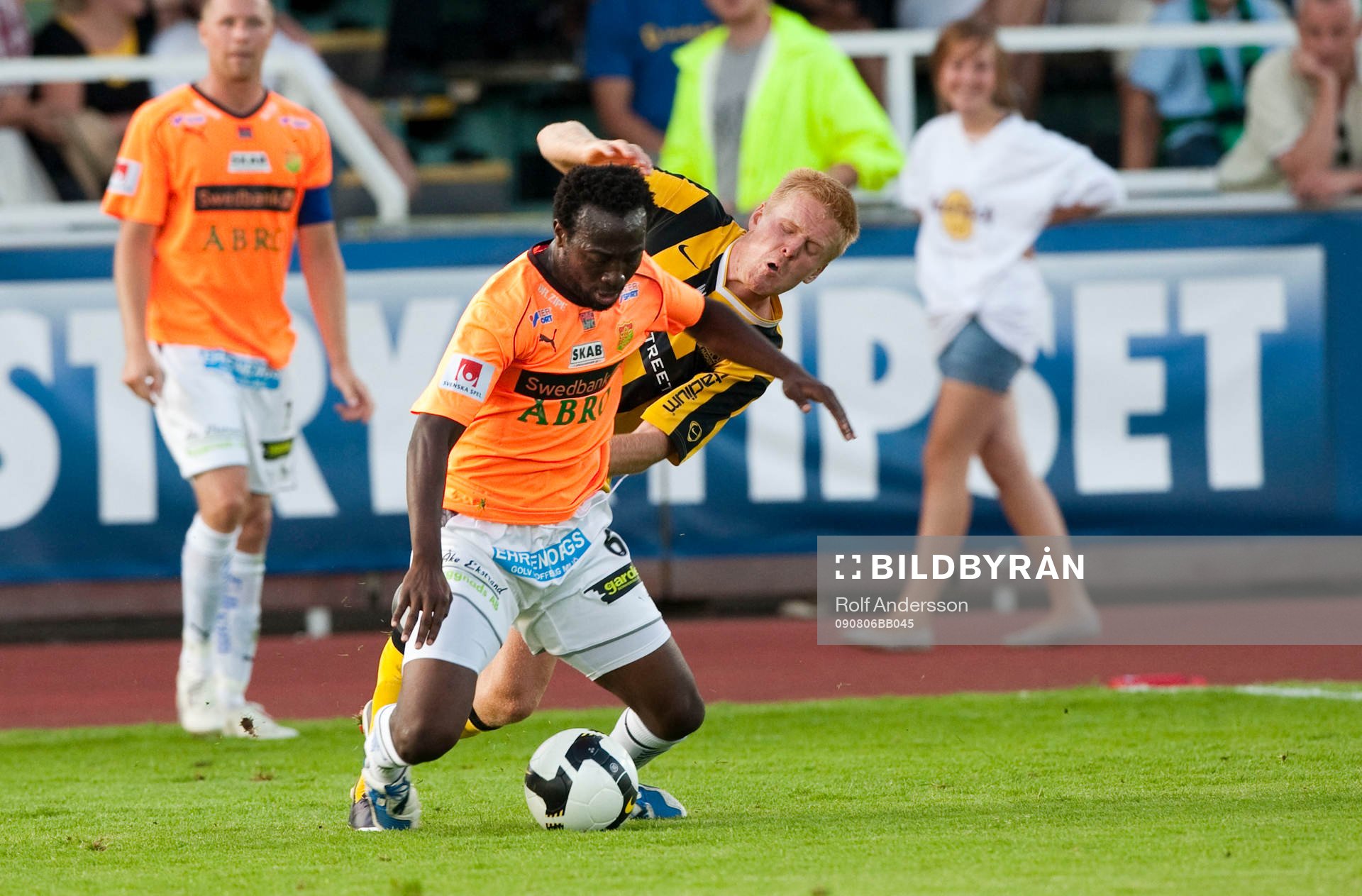 Fotboll, Allsvenskan, Häcken - Gais: Reuben Ayarna